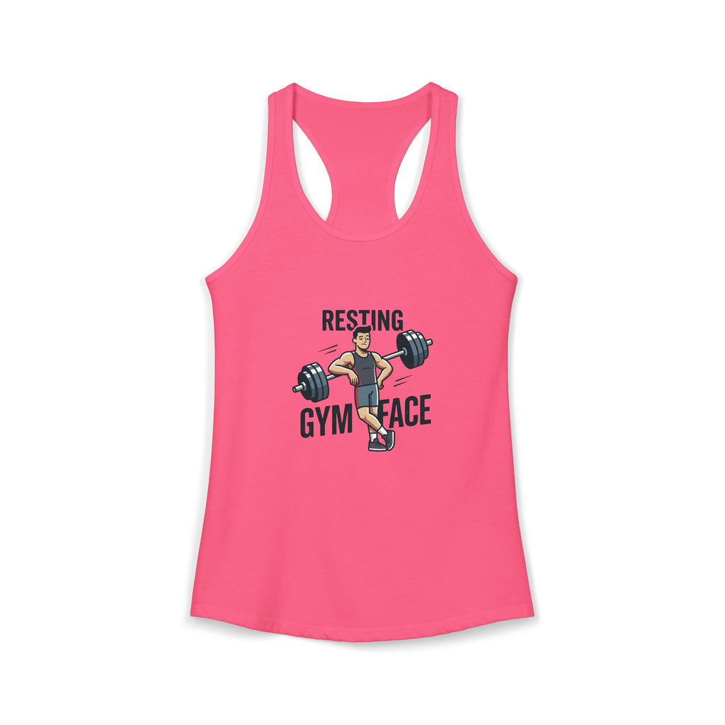 Resting Gym Face Women's Ideal Racerback Tank