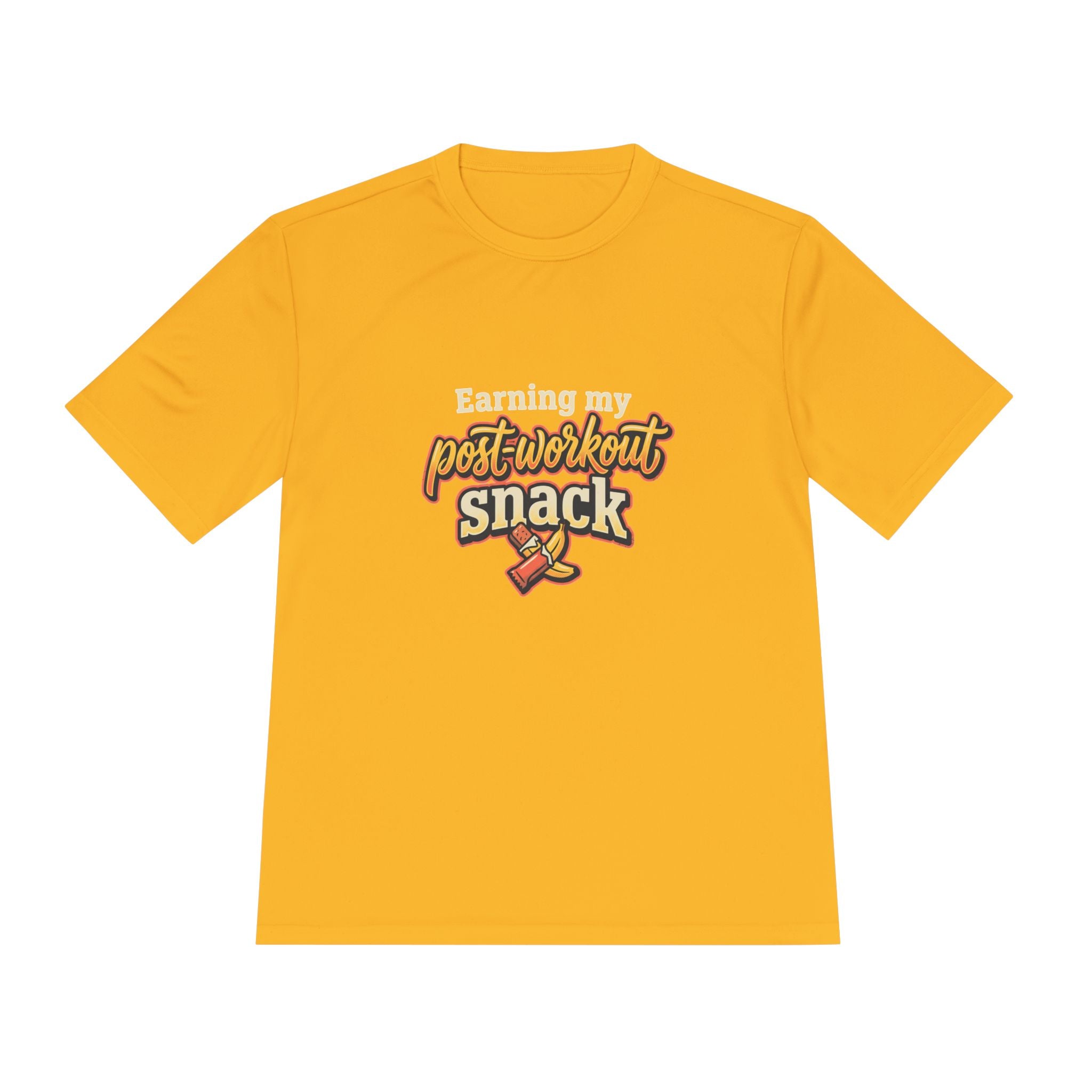 Earning My Post-Workout Snack Unisex Moisture Wicking Tee