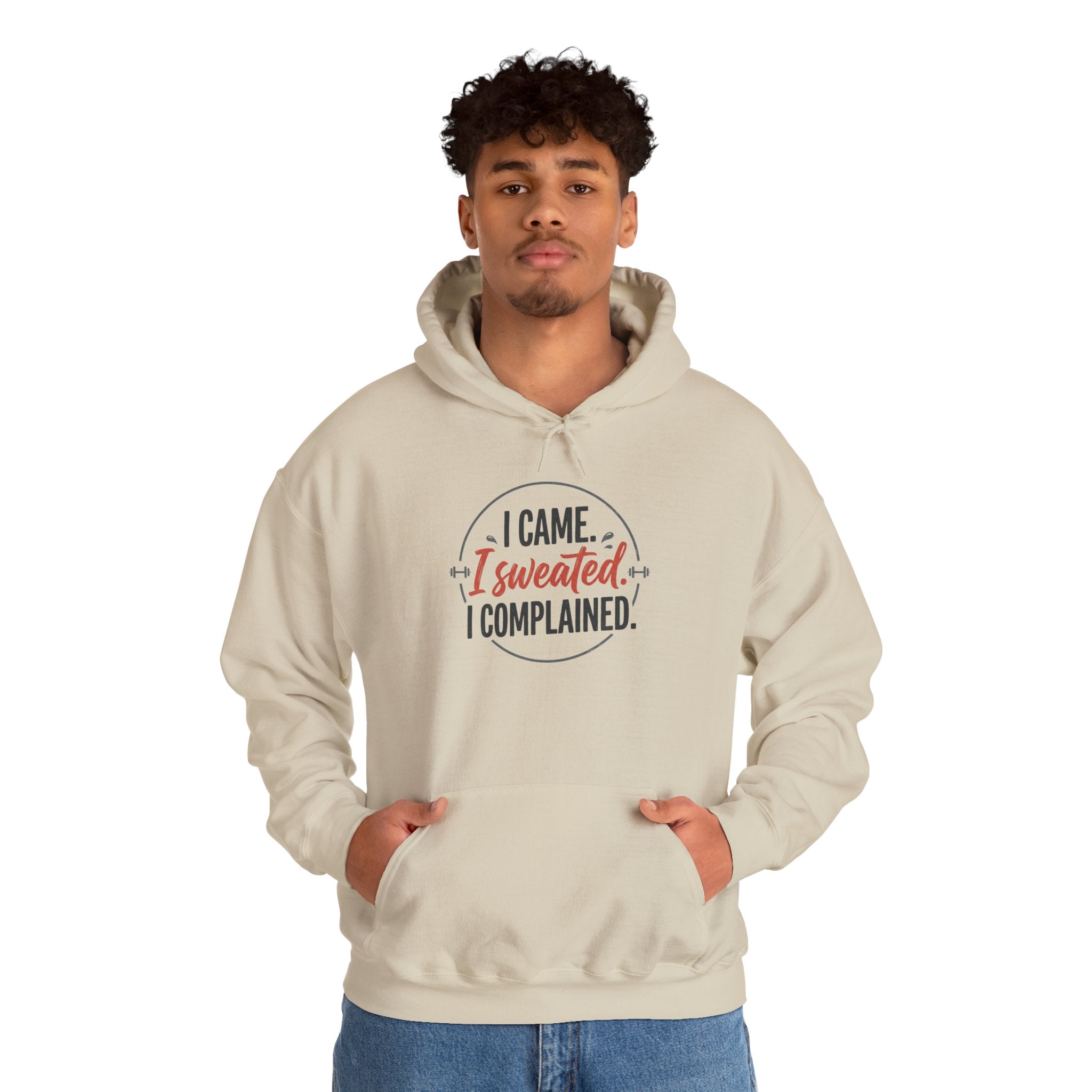 I Came I Sweated I Complained Unisex Heavy Blend™ Hooded Sweatshirt