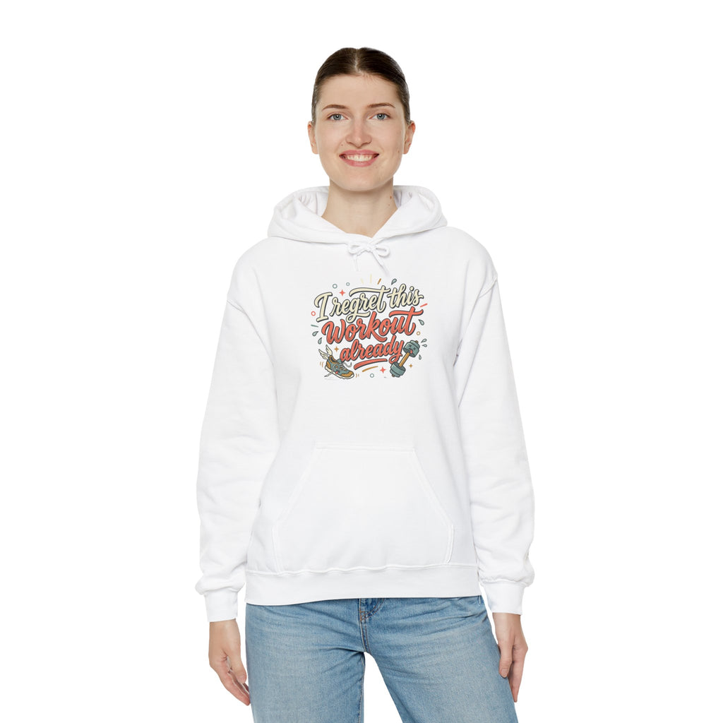 I Regret This Workout Unisex Heavy Blend™ Hooded Sweatshirt