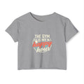 The Gym is My Happy Hour Women's Festival Crop Top