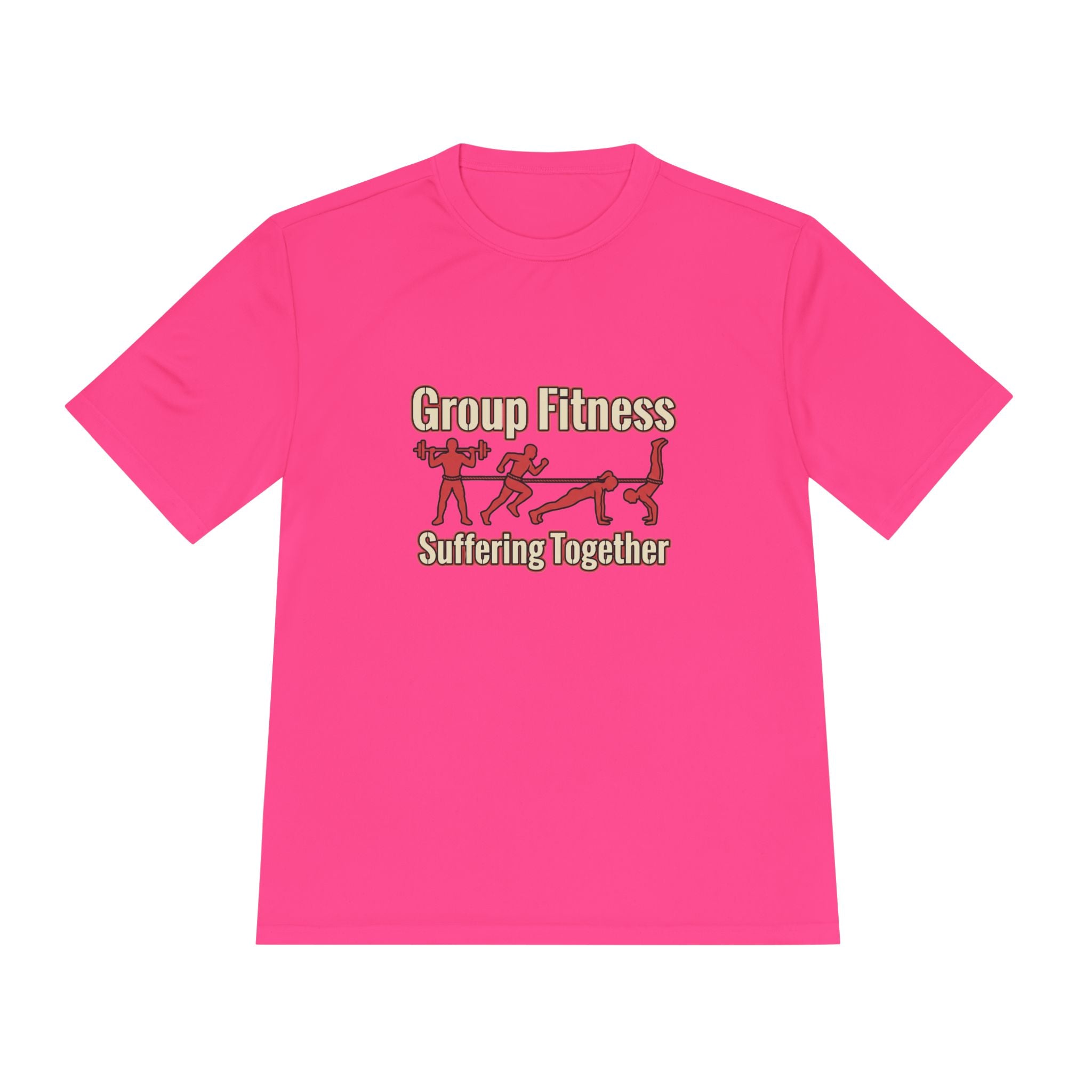 Group Fitness Suffering Together Unisex Moisture Wicking Tee