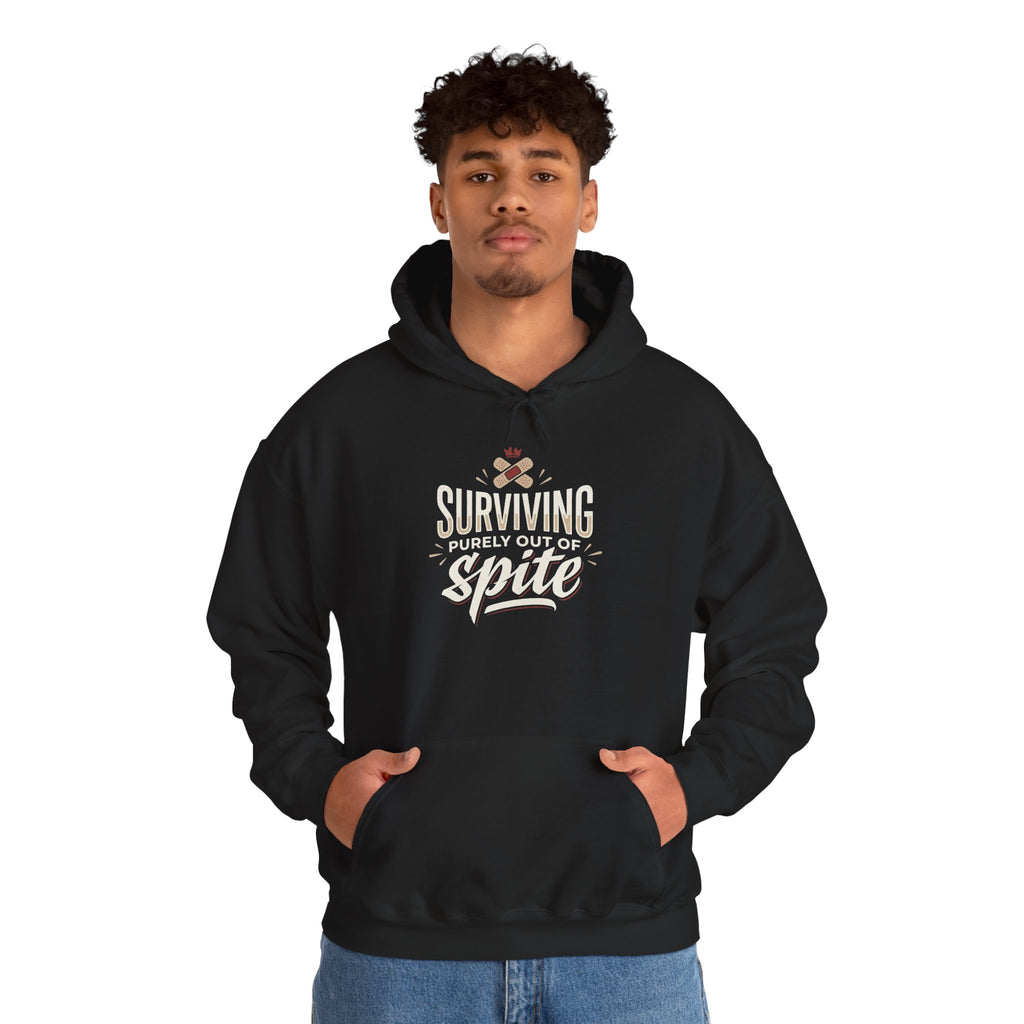 Surviving Purely Out of Spite Unisex Heavy Blend™ Hooded Sweatshirt