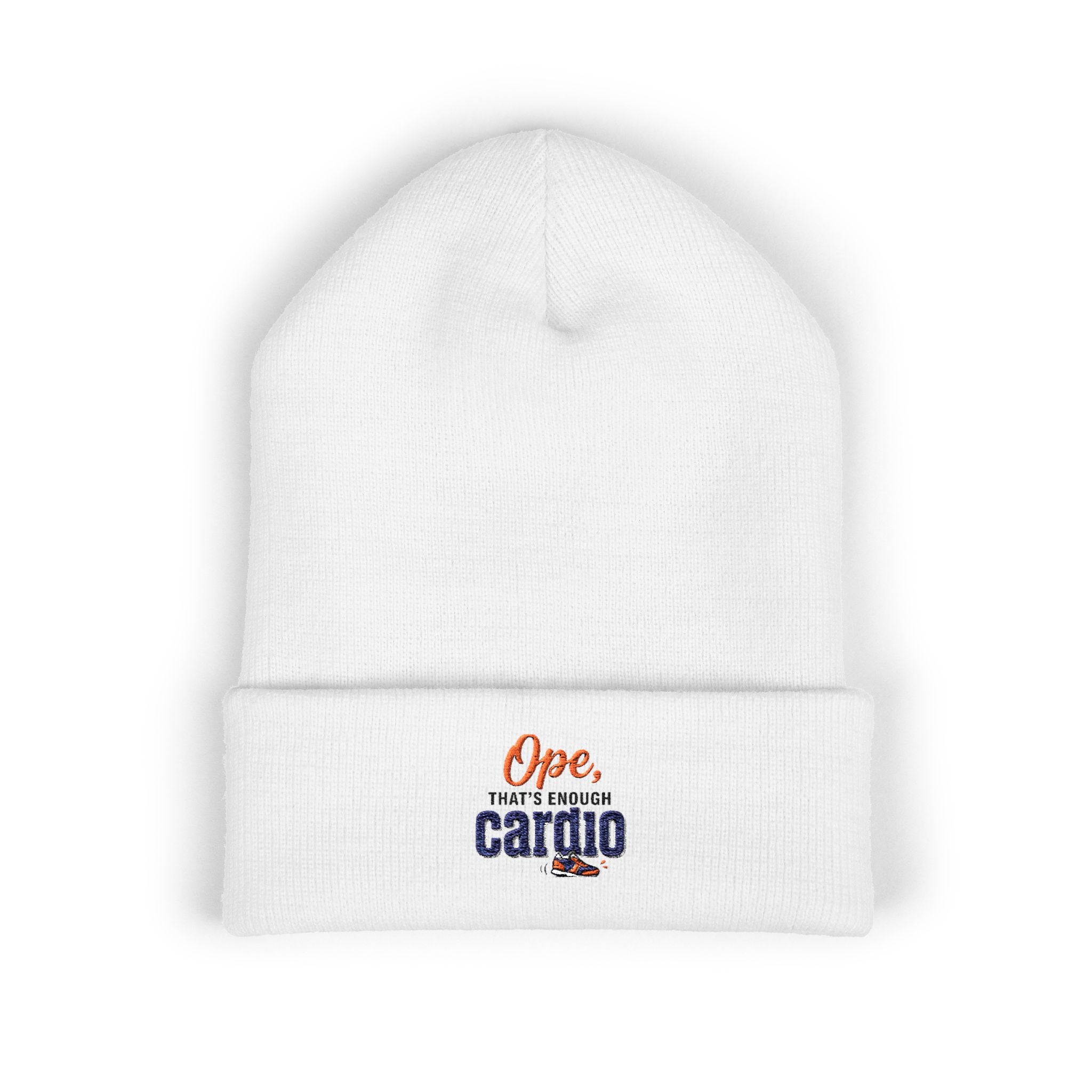 Ope, That's Enough Cardio Classic Cuffed Beanie (Embroidery)