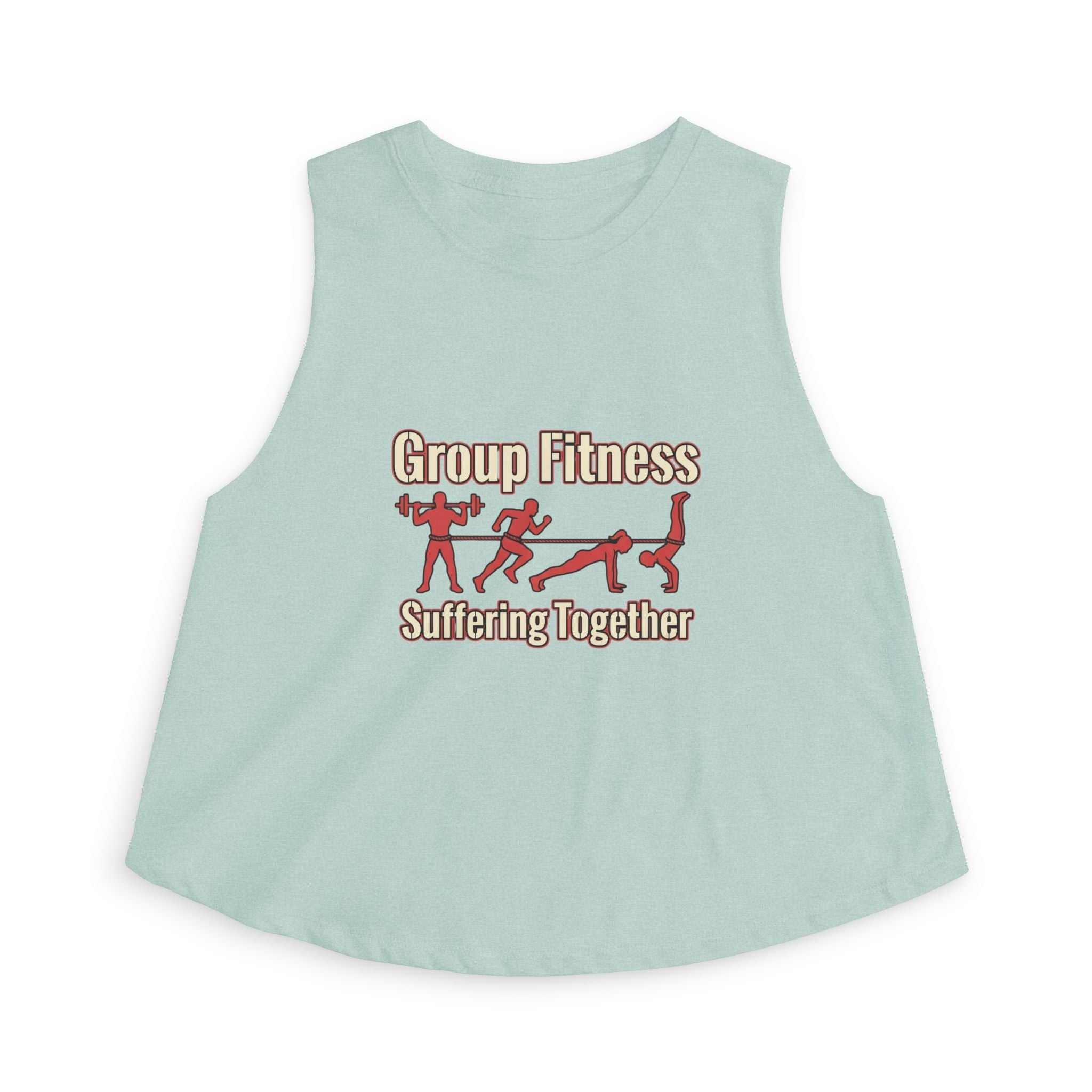 Group Fitness Suffering Together Women's Crop Top