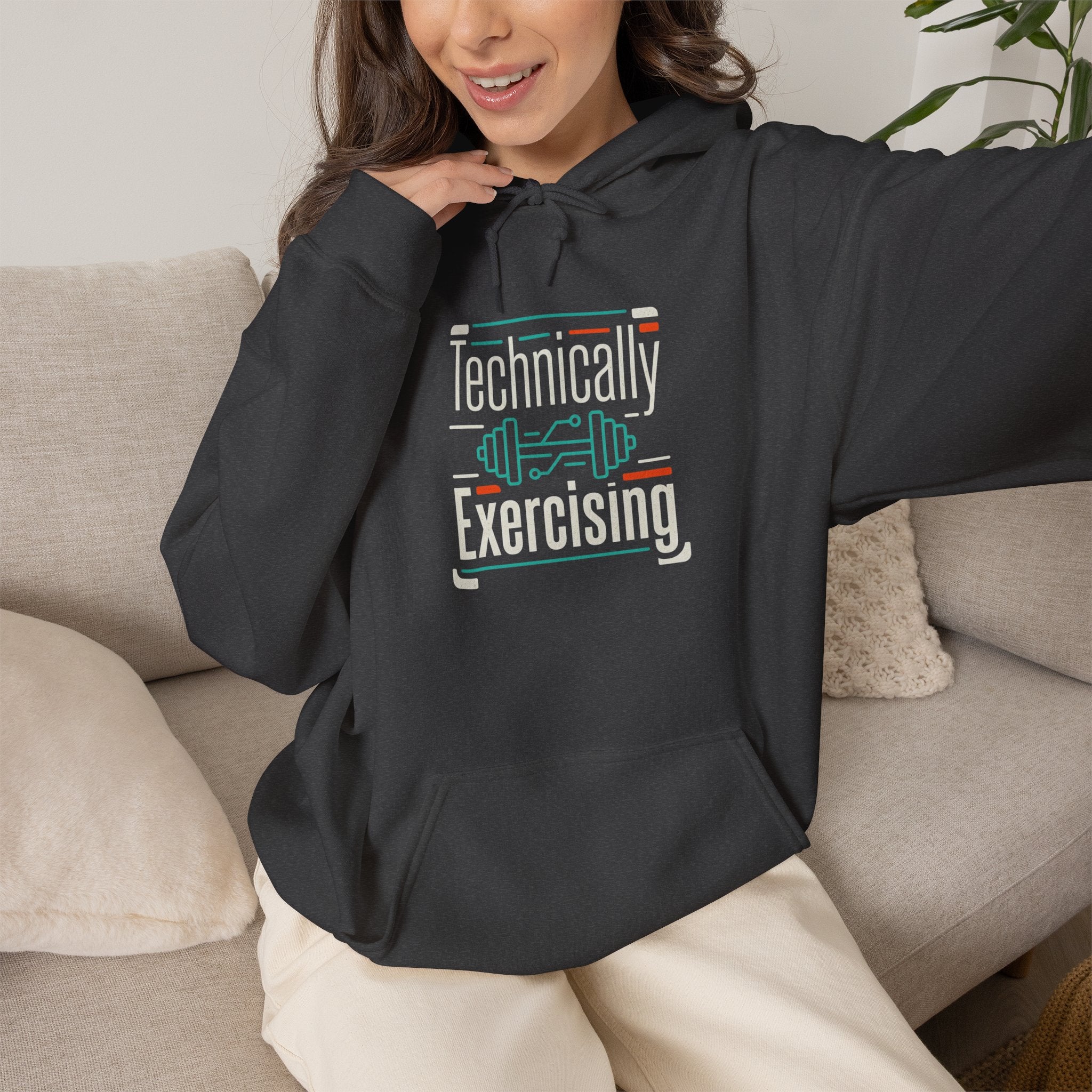 Technically Exercising Unisex Heavy Blend™ Hooded Sweatshirt