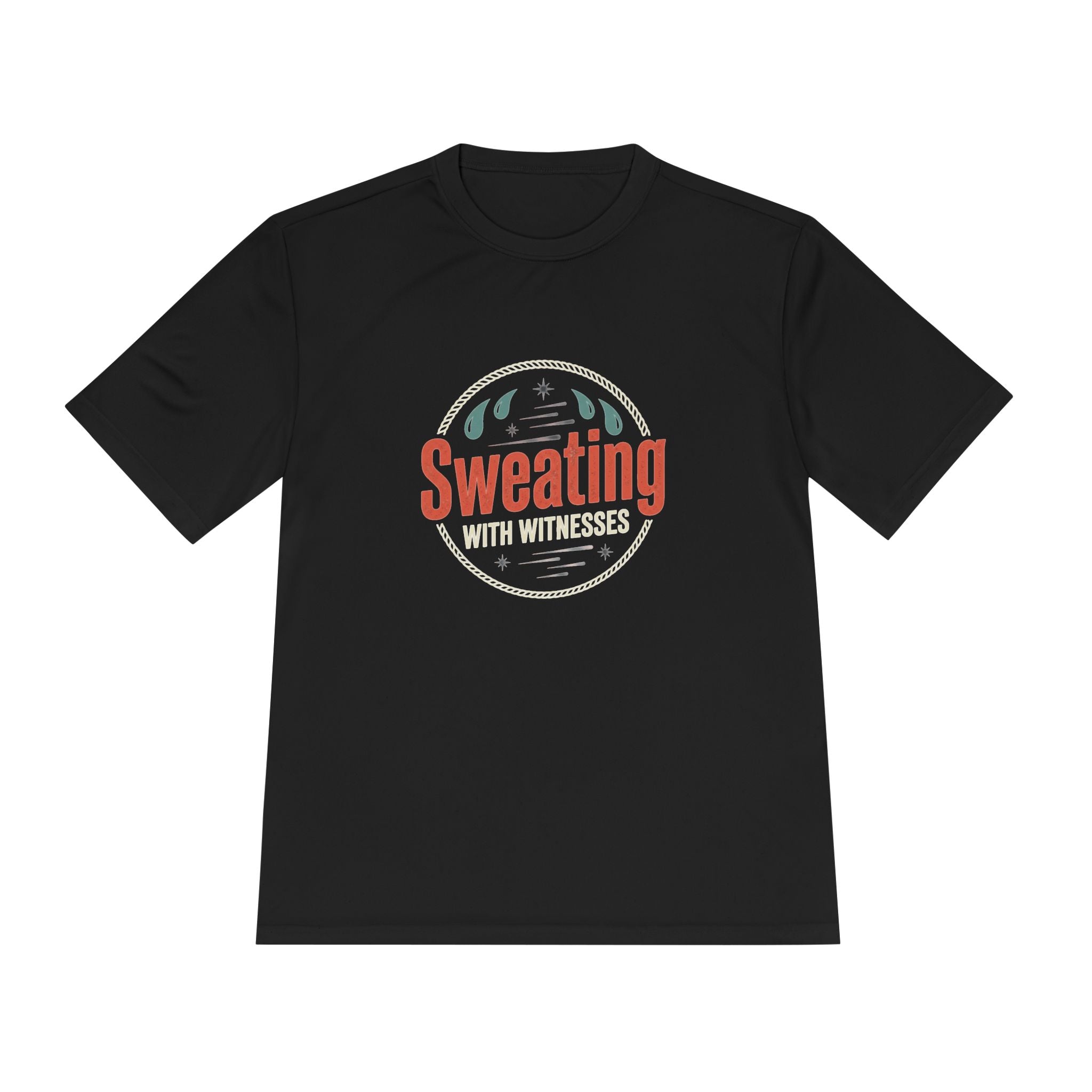 Sweating with Witnesses Unisex Moisture Wicking Tee