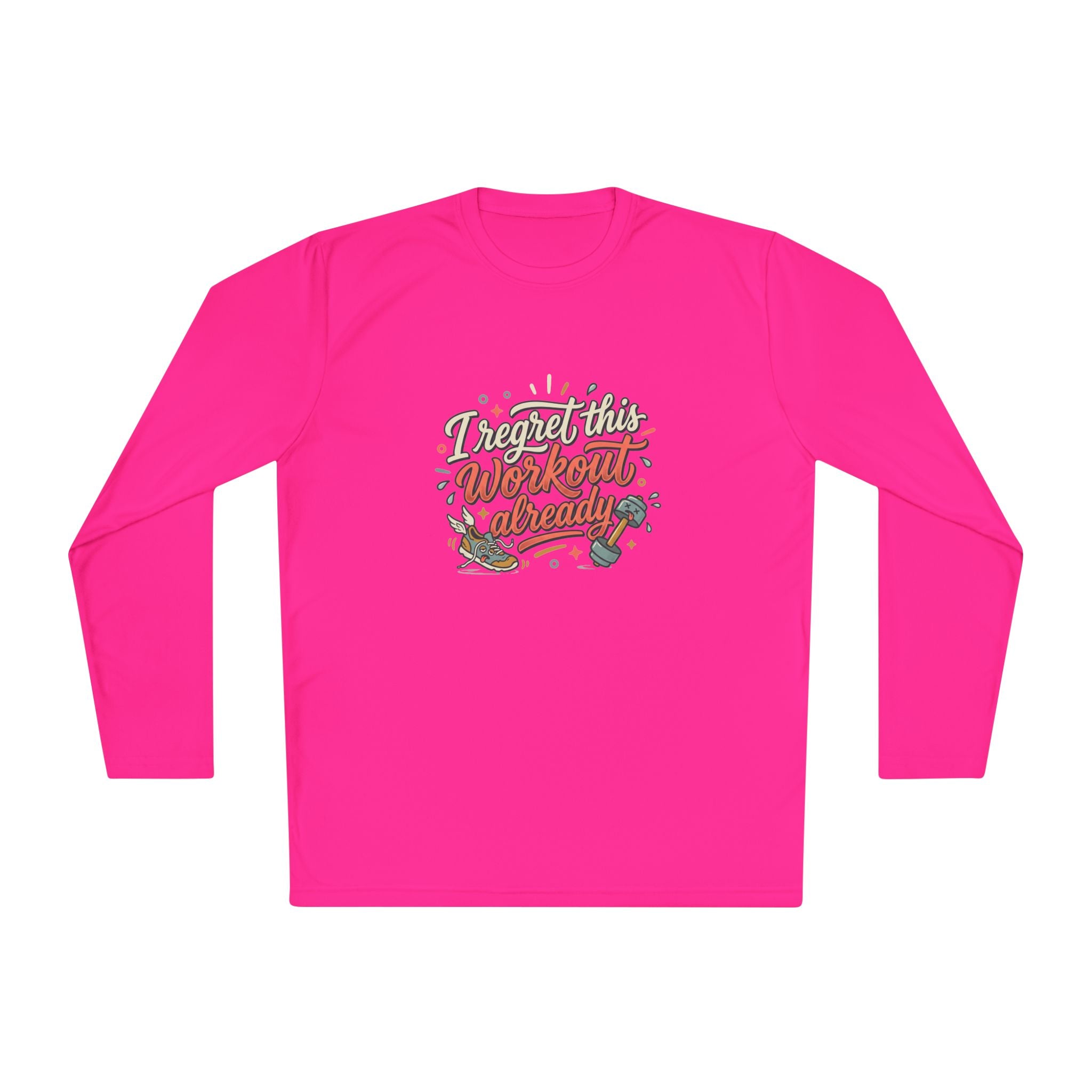 I Regret This Workout Already Unisex Lightweight Long Sleeve Tee