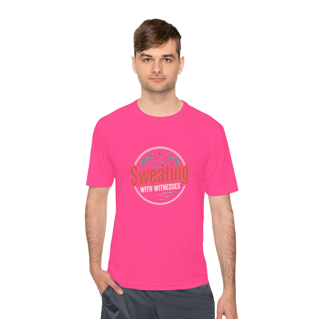 Sweating with Witnesses Unisex Moisture Wicking Tee