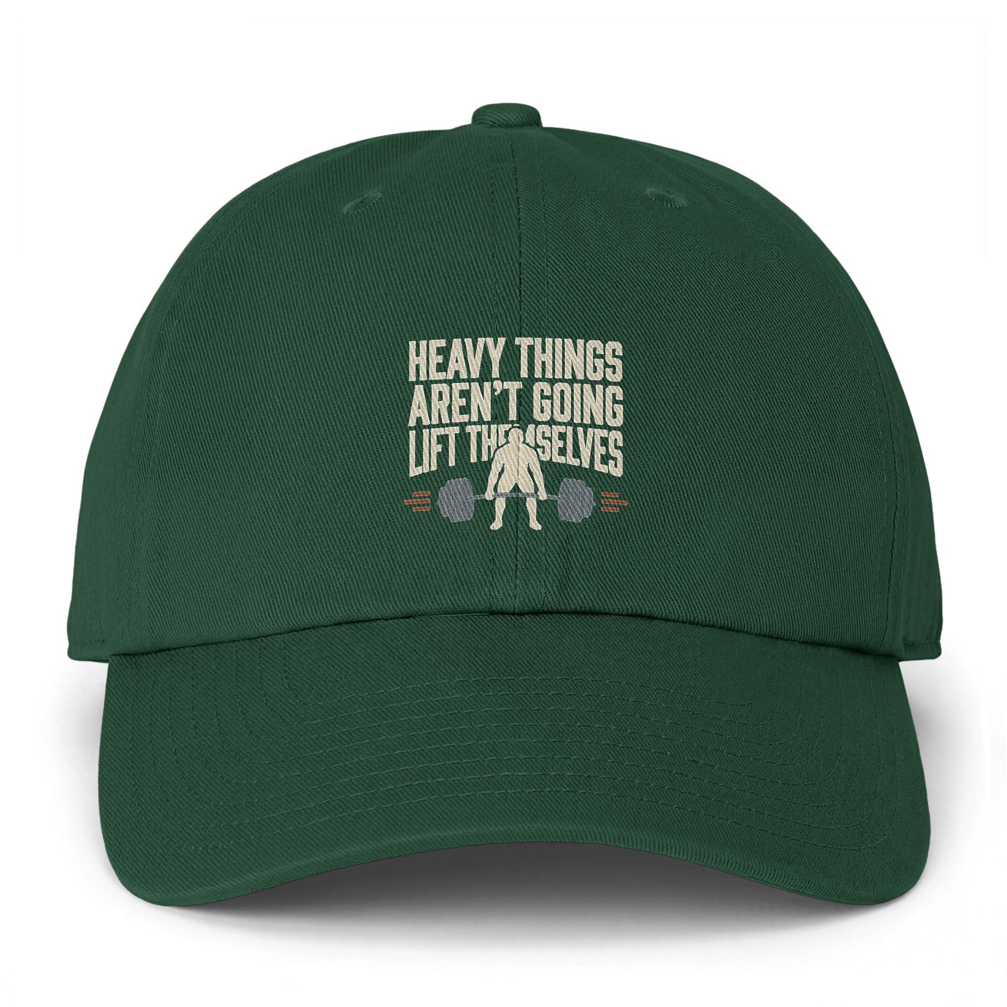 Heavy Things Aren't Going to Lift Themselves Clean Up Cap
