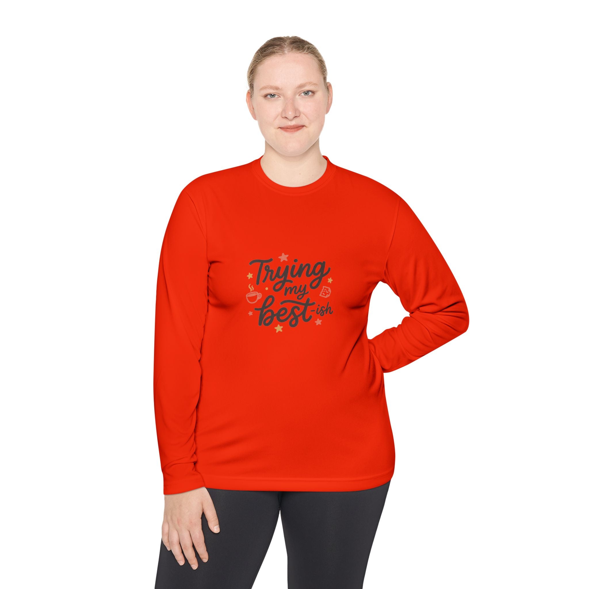 Trying My Best-ish Unisex Lightweight Long Sleeve Tee