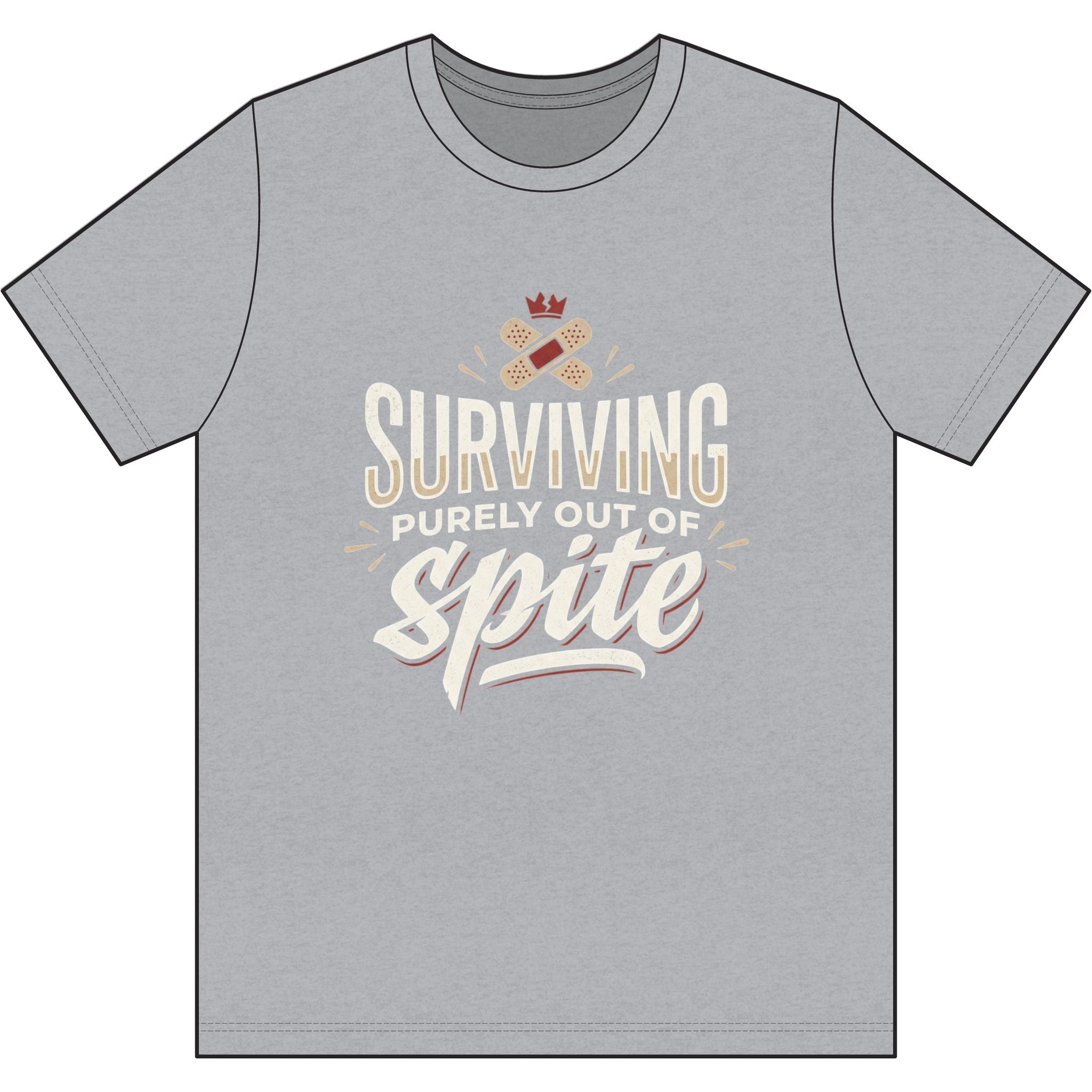 Surviving Purely Out of Spite Dri-Power 100% Polyester T-Shirt