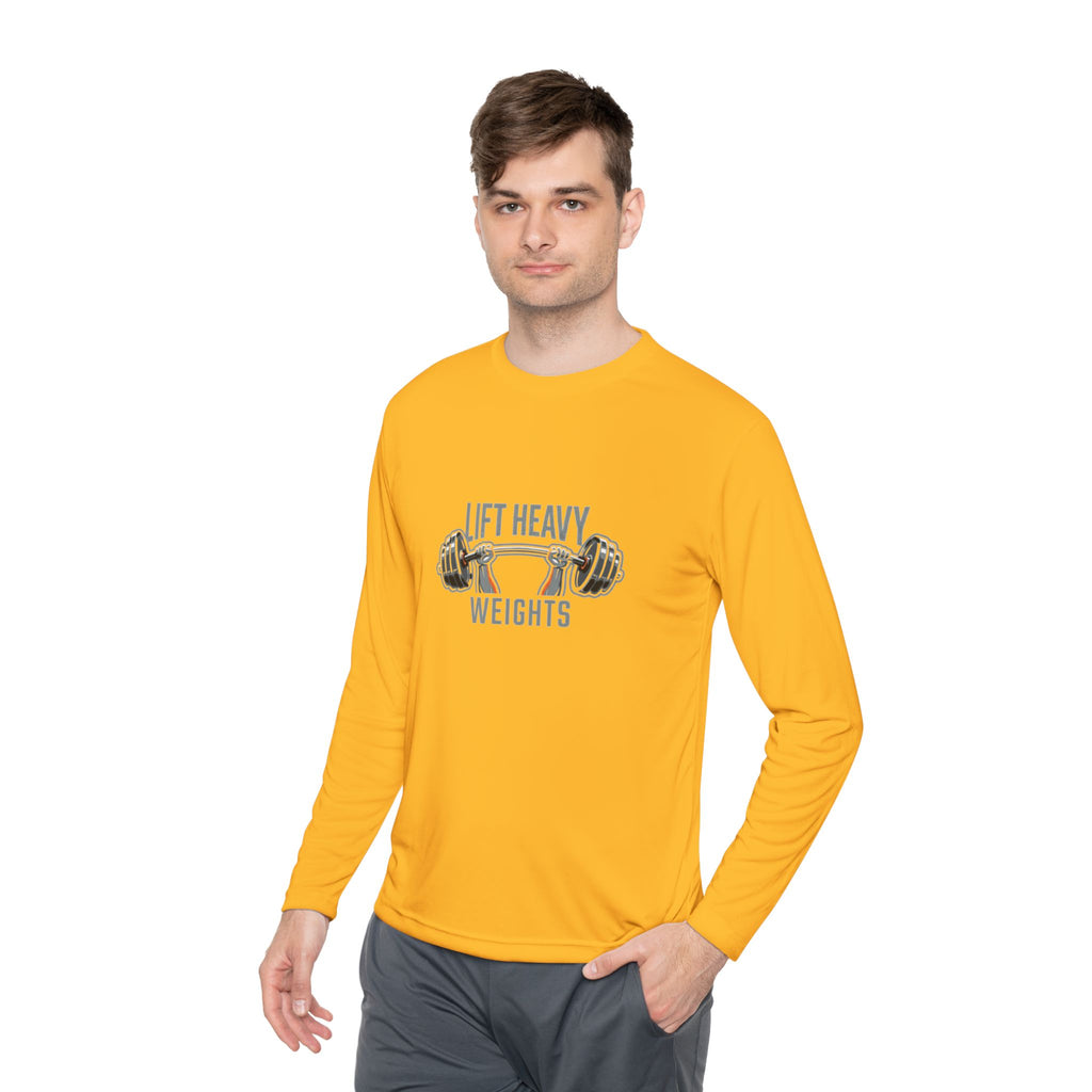 Lift Heavy Weights Unisex Lightweight Long Sleeve Tee