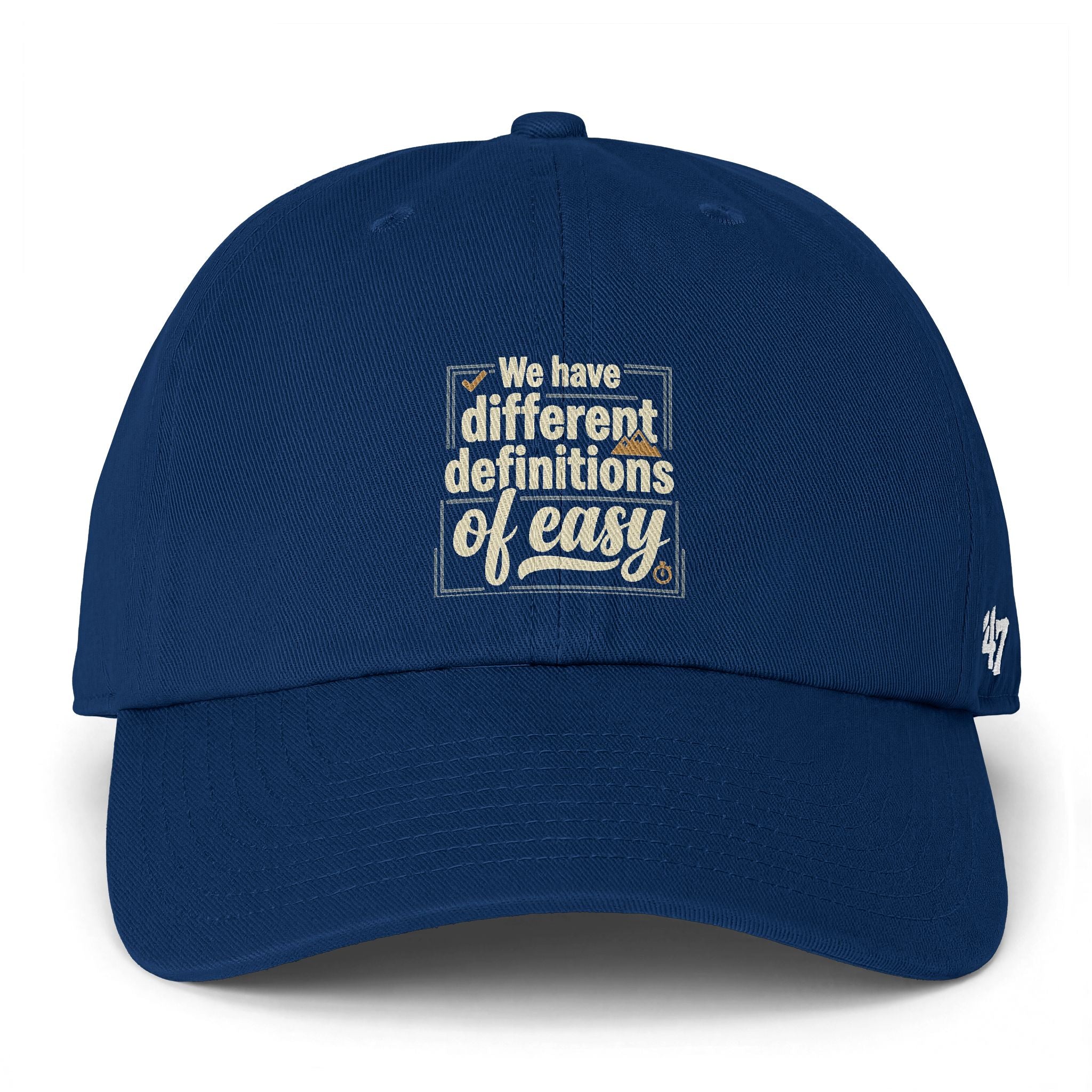 We Have Different Definitions of Easy Clean Up Cap