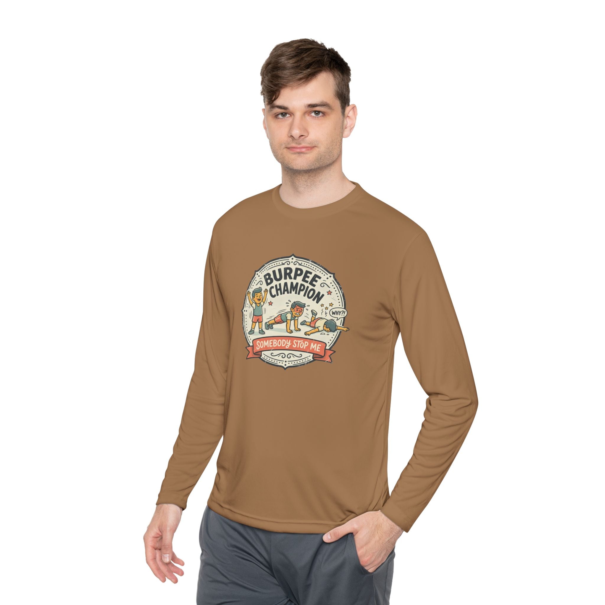 Burpee Champion Unisex Lightweight Long Sleeve Tee