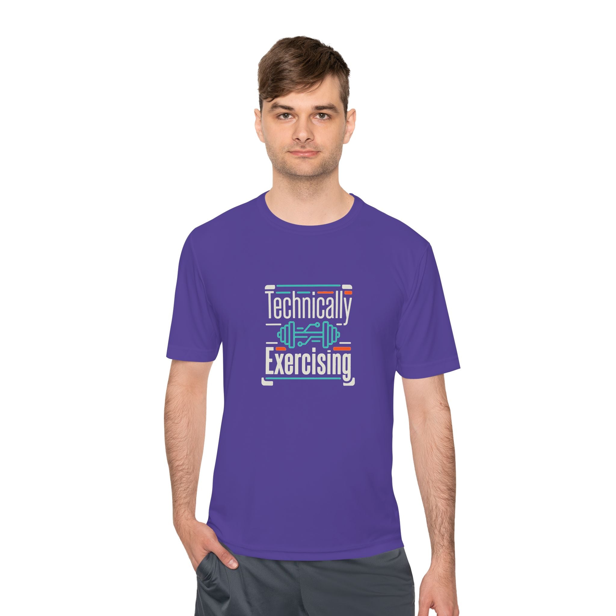 Technically Exercising Unisex Moisture Wicking Tee