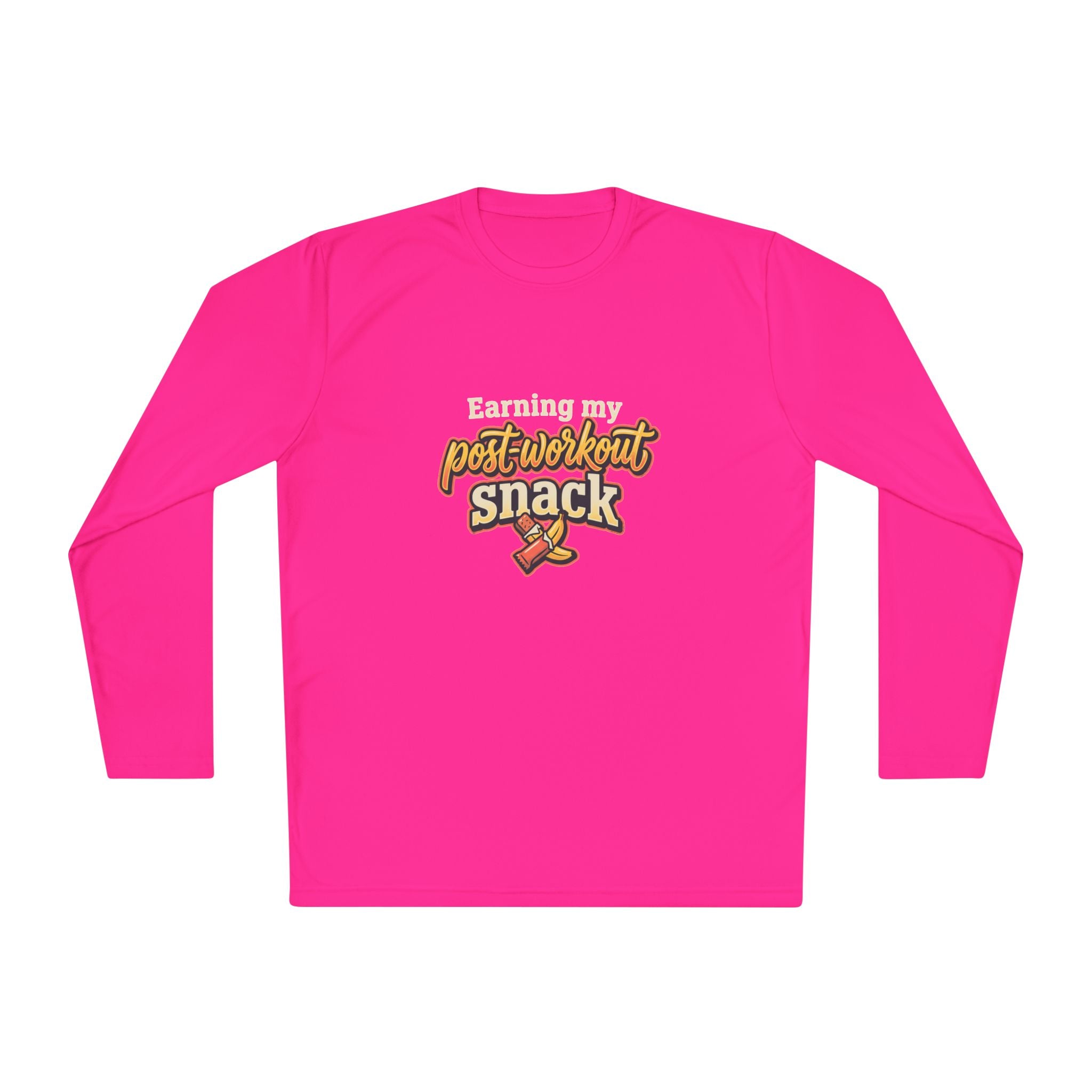 Earning My Post-Workout Snack Unisex Lightweight Long Sleeve Tee