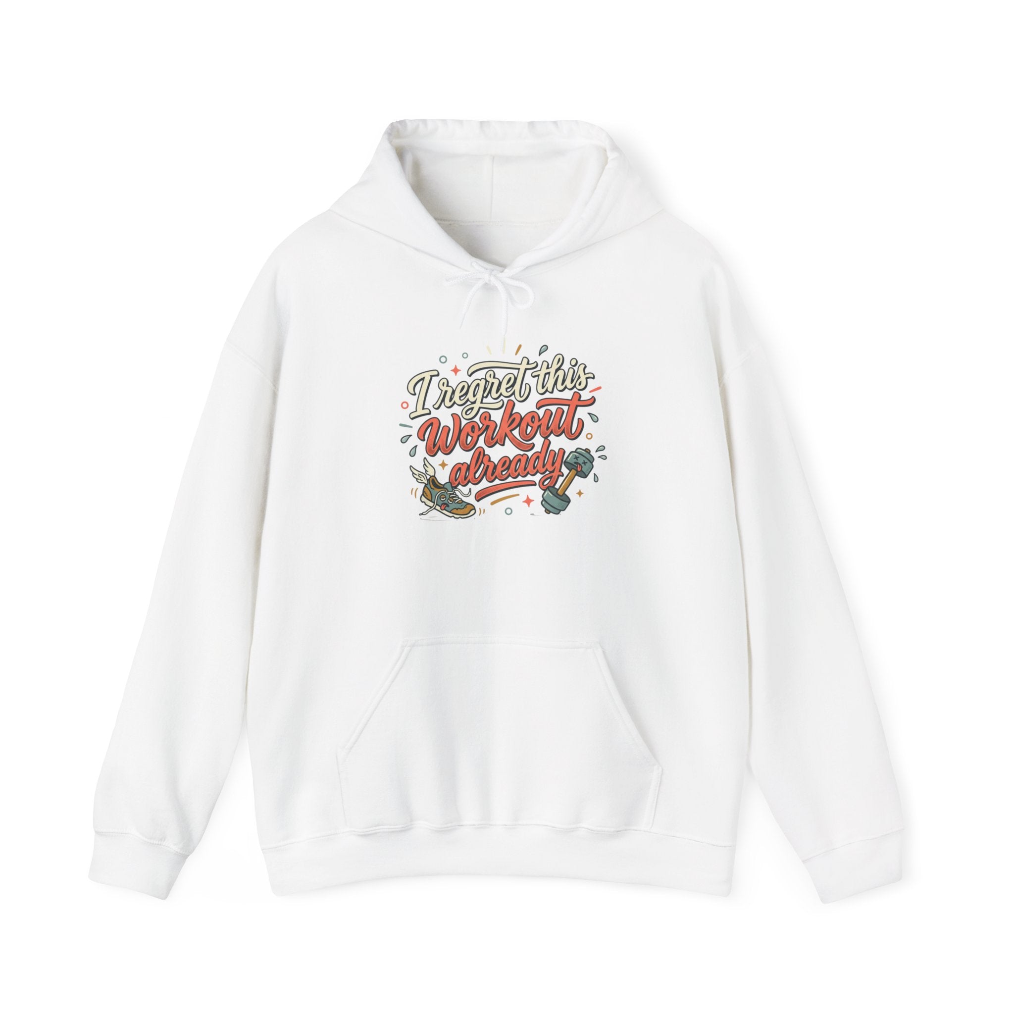 I Regret This Workout Unisex Heavy Blend™ Hooded Sweatshirt
