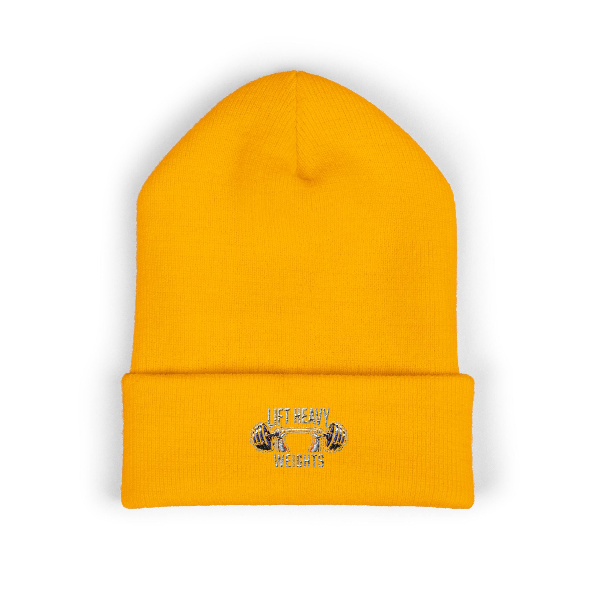 Lift Heavy Weights Classic Cuffed Beanie (Embroidery)