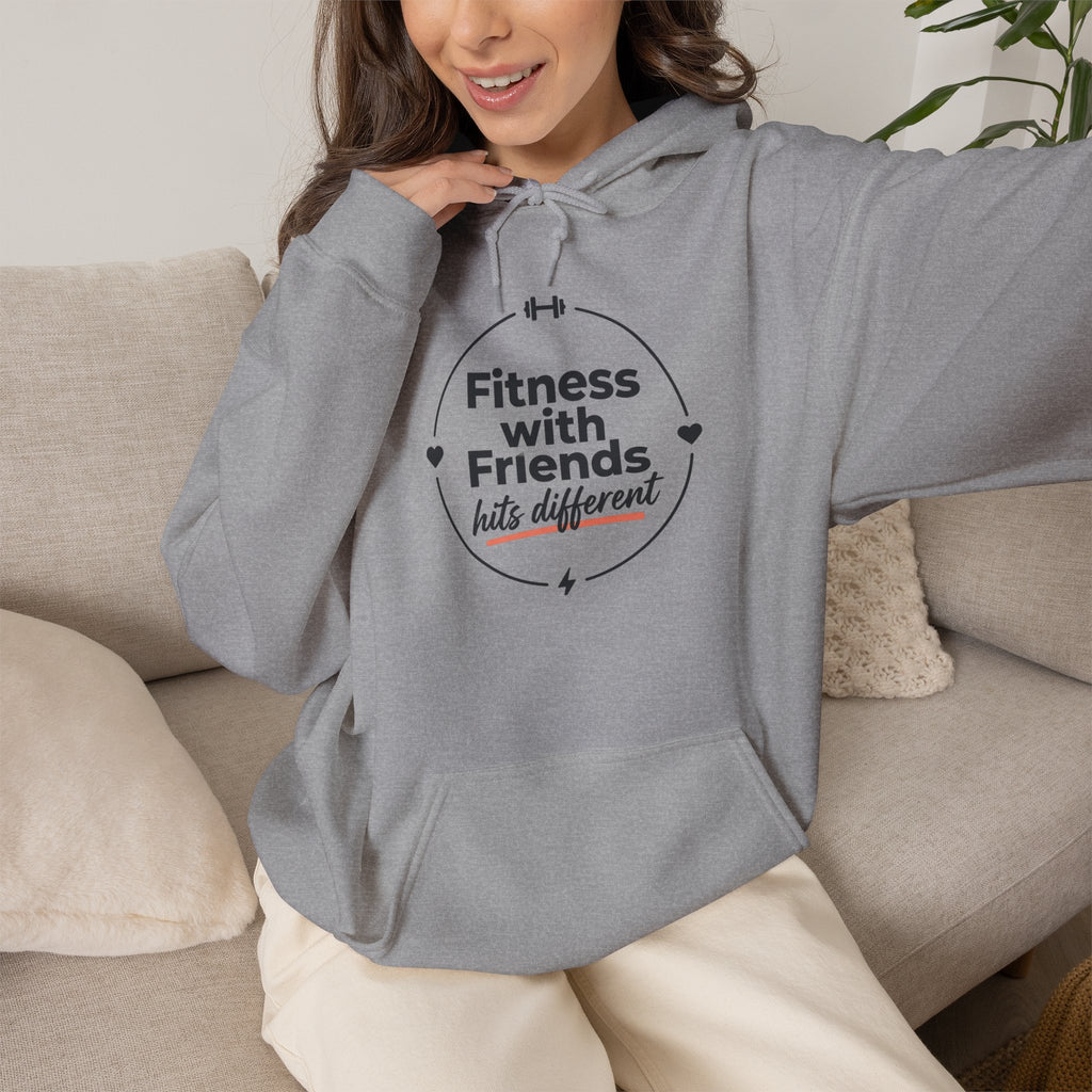 Fitness with Friends Unisex Heavy Blend™ Hooded Sweatshirt