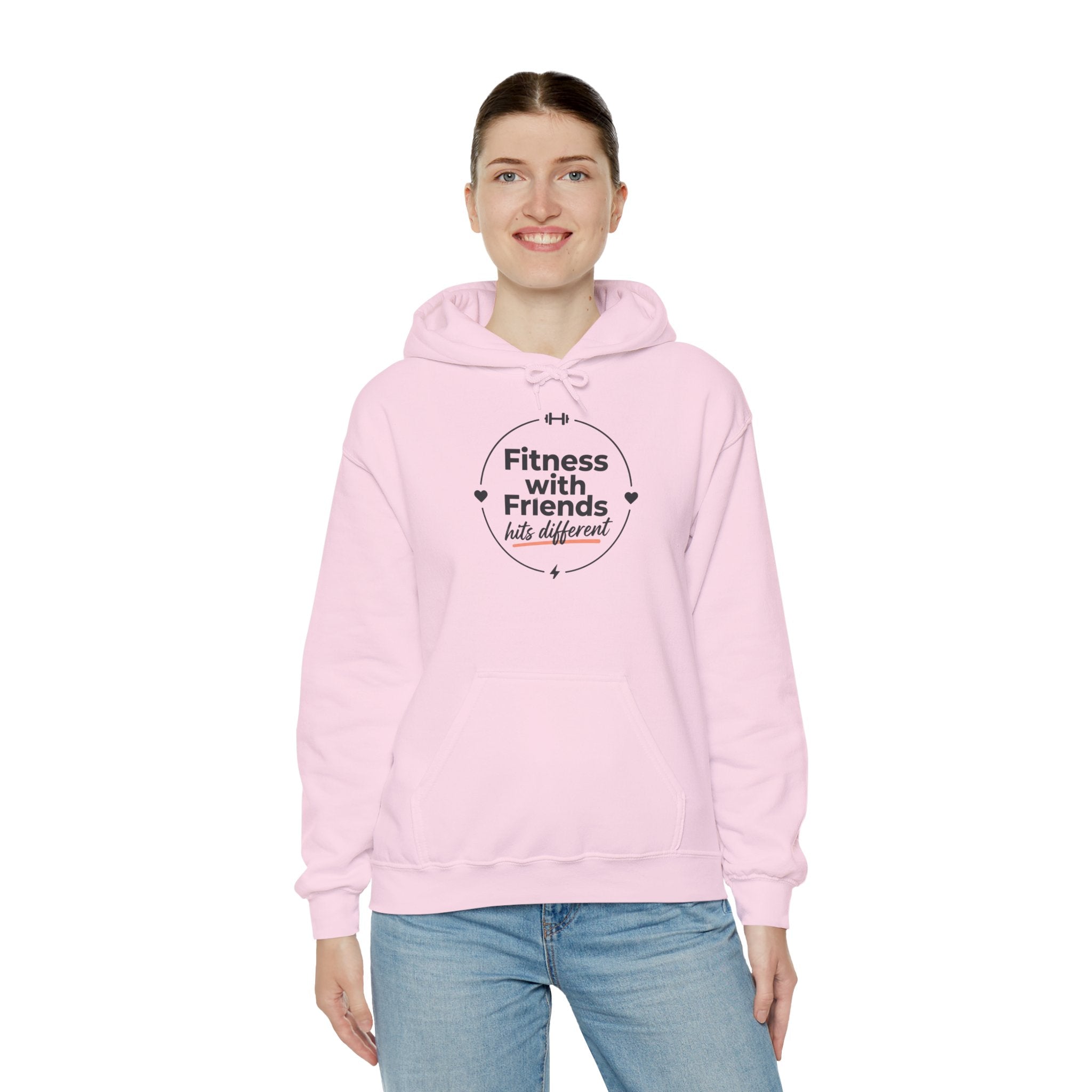 Fitness with Friends Unisex Heavy Blend™ Hooded Sweatshirt