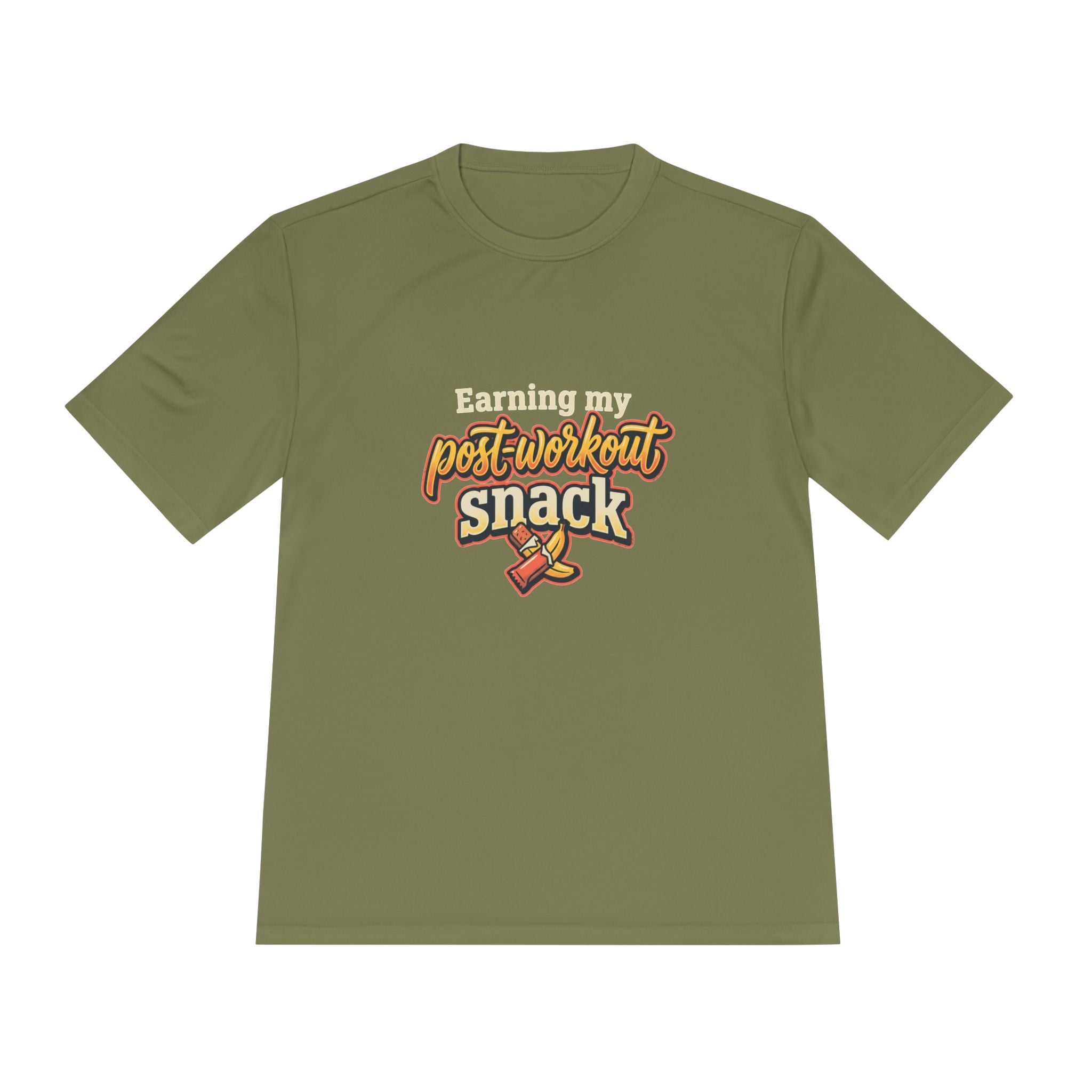 Earning My Post-Workout Snack Unisex Moisture Wicking Tee