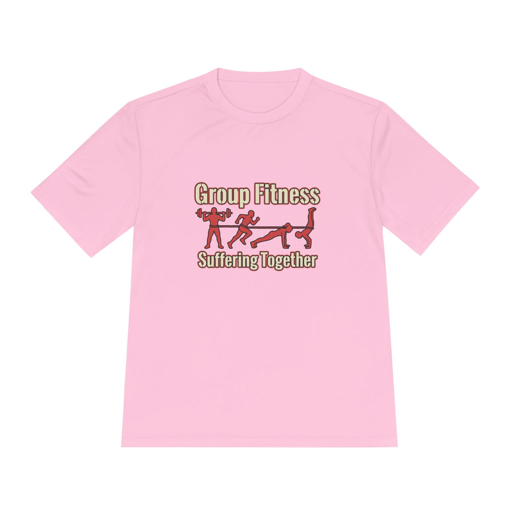 Group Fitness Suffering Together Unisex Moisture Wicking Tee