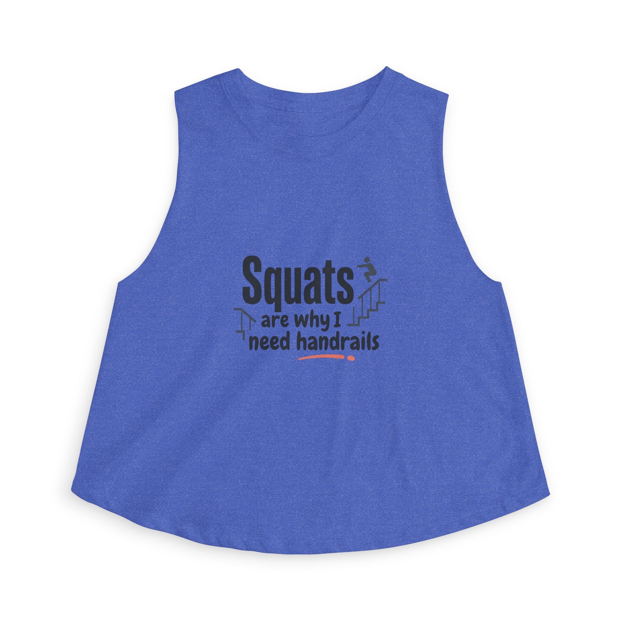 Squats are Why I Need Handrails Women's Crop Top