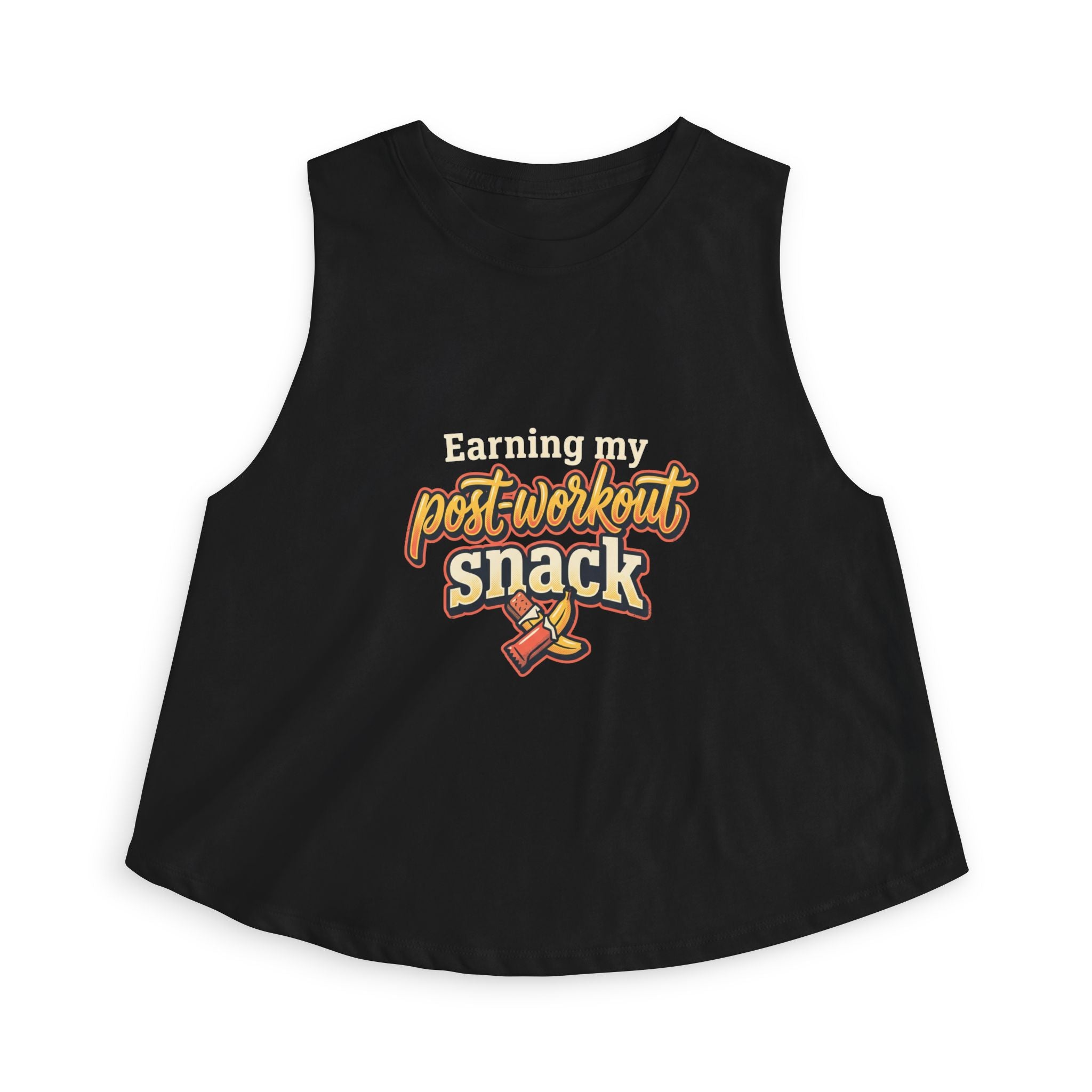 Earning My Post-Workout Snack Women's Crop Top