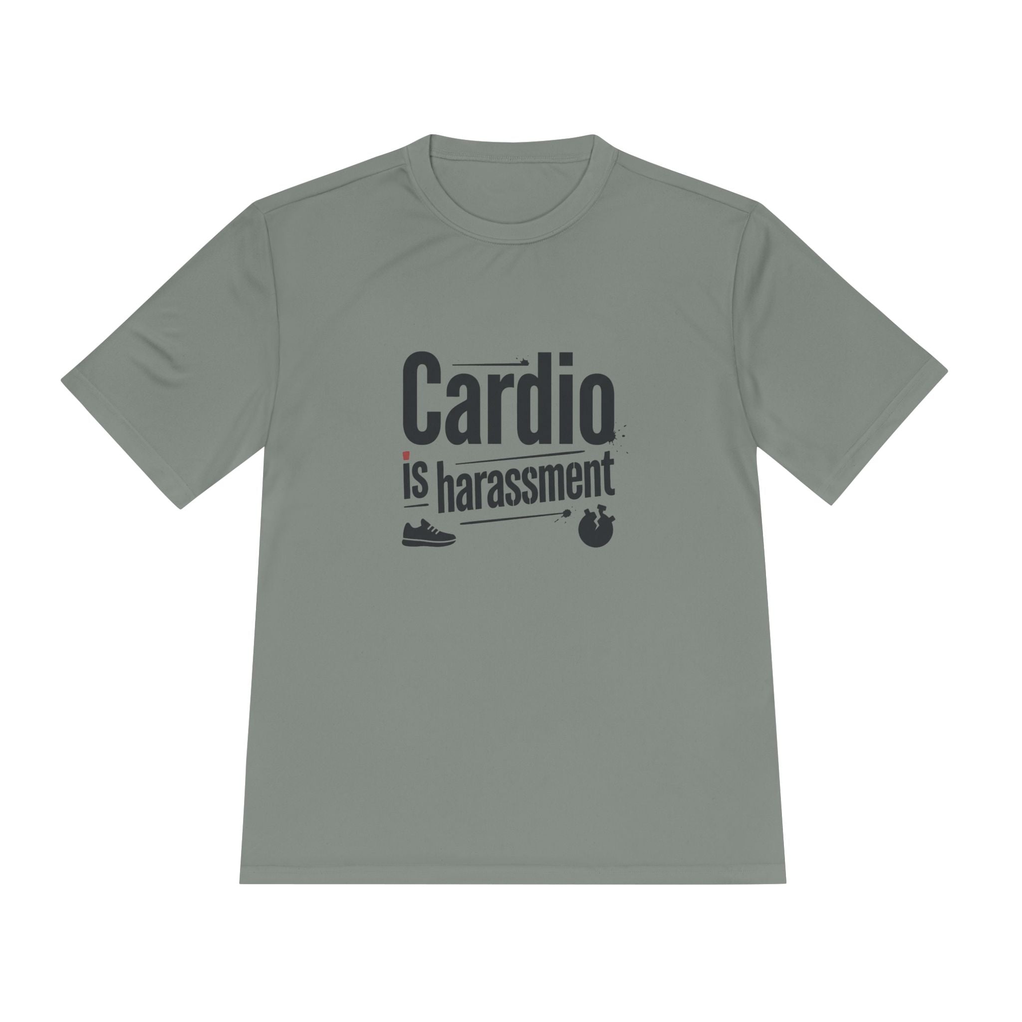 Cardio is Harassment Unisex Moisture Wicking Tee
