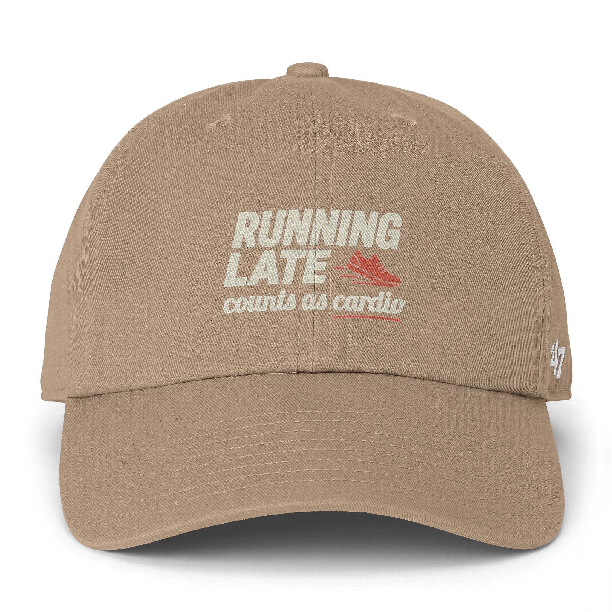Running Late Counts as Cardio Clean Up Cap