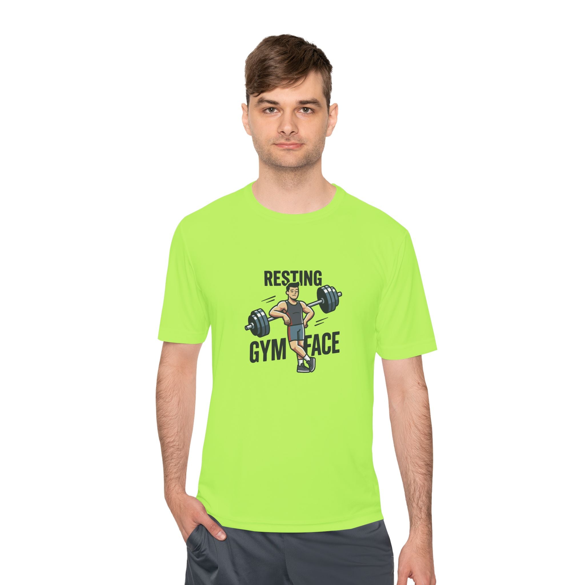 Resting Gym Face Unisex Moisture Wicking Tee