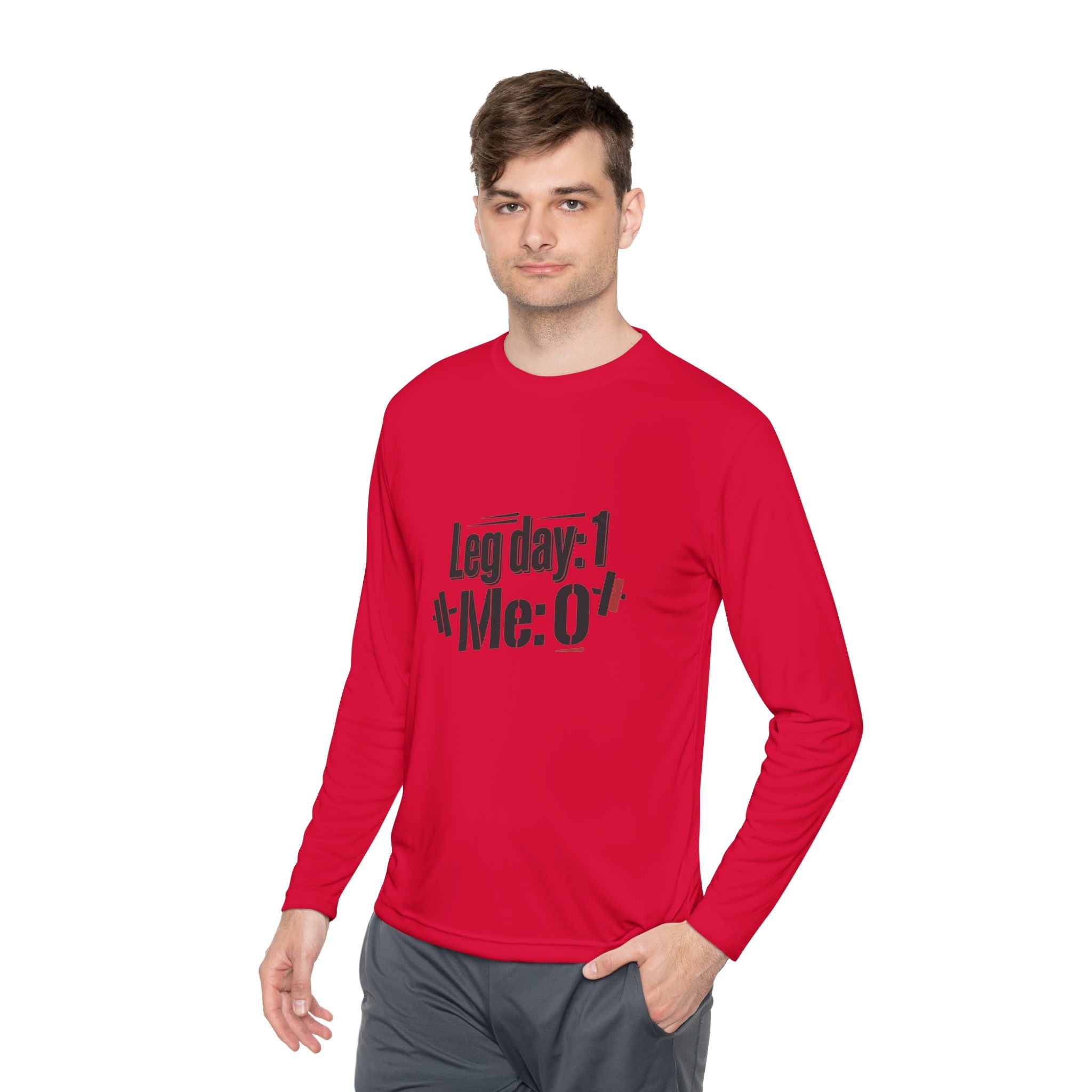 Leg Day Unisex Lightweight Long Sleeve Tee