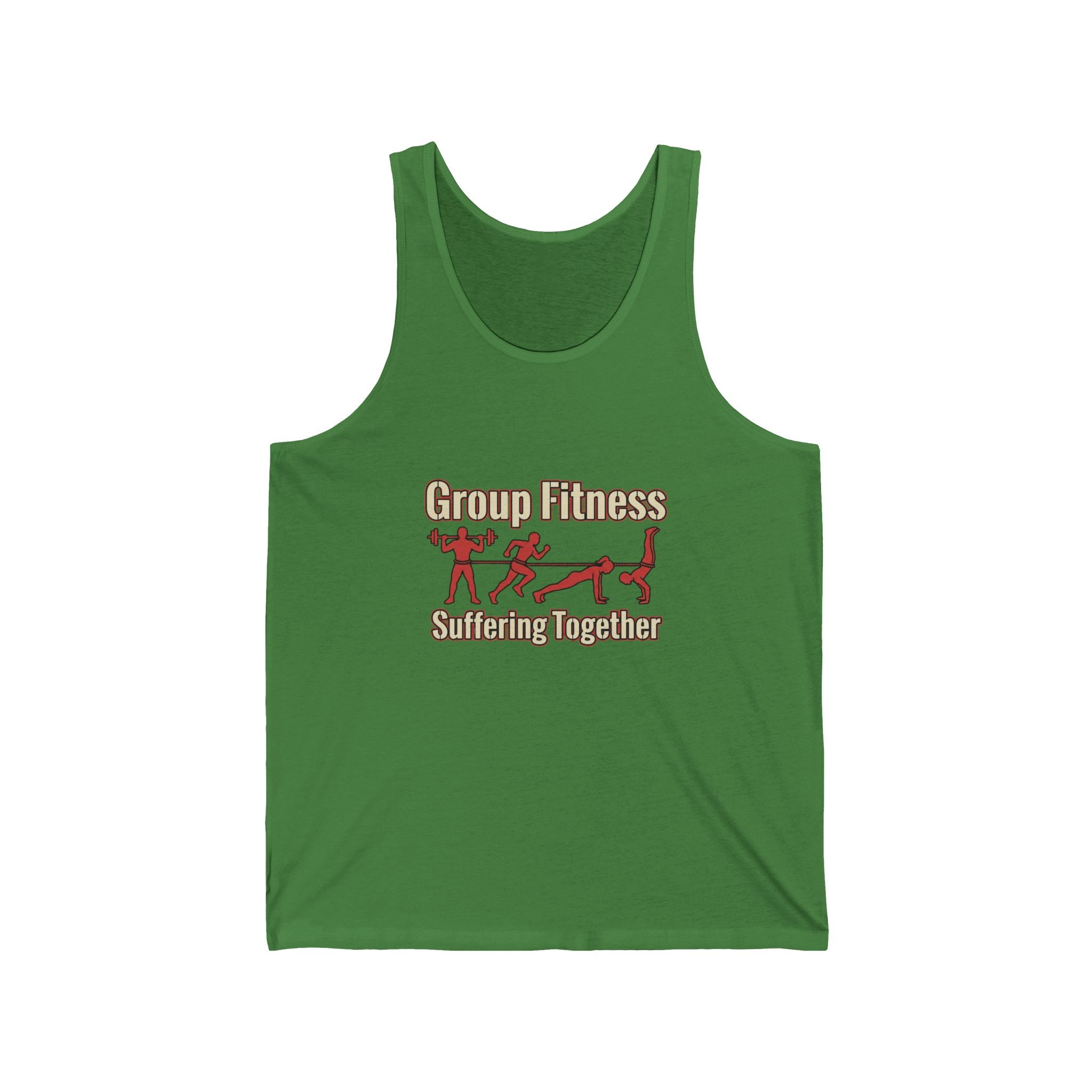Group Fitness Suffering Together Unisex Jersey Tank