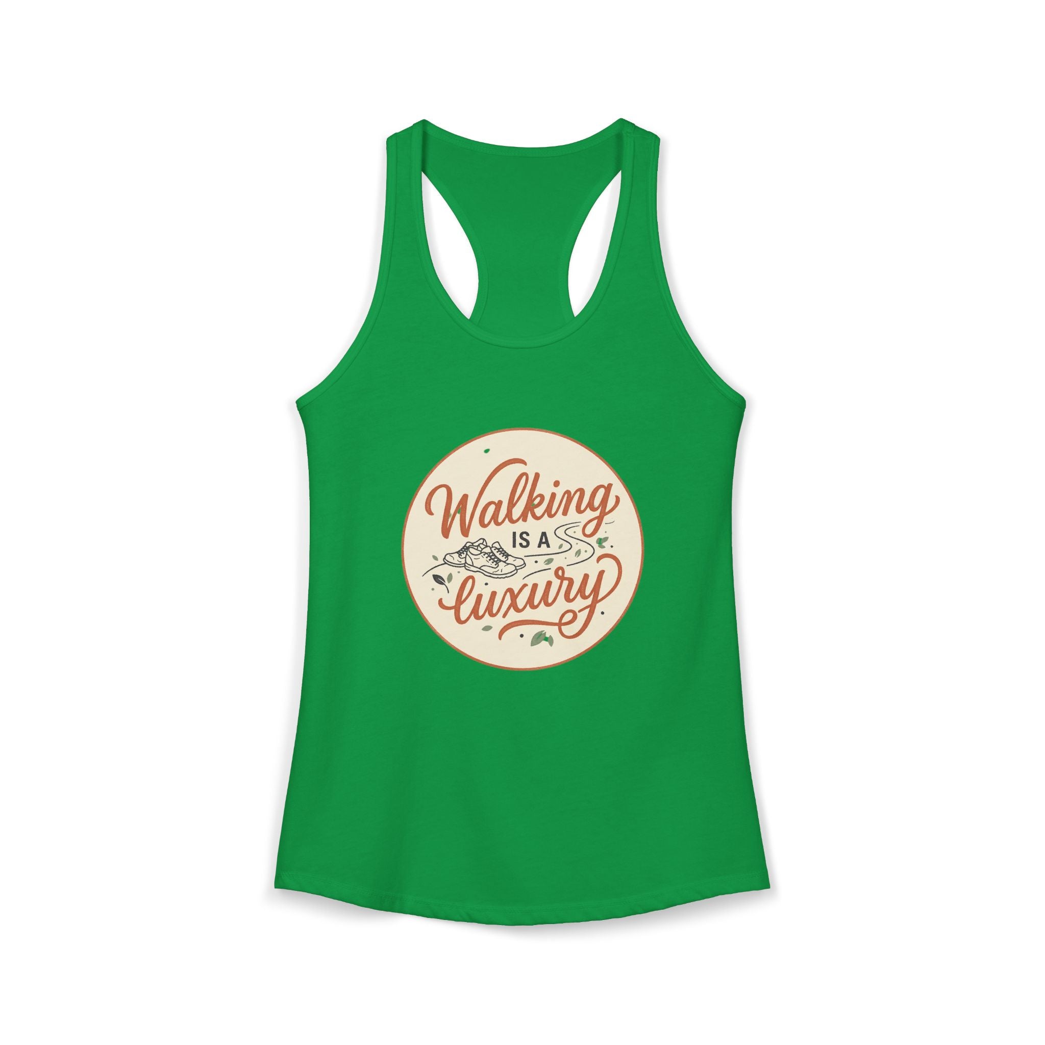 Walking is a Luxury Women's Ideal Racerback Tank