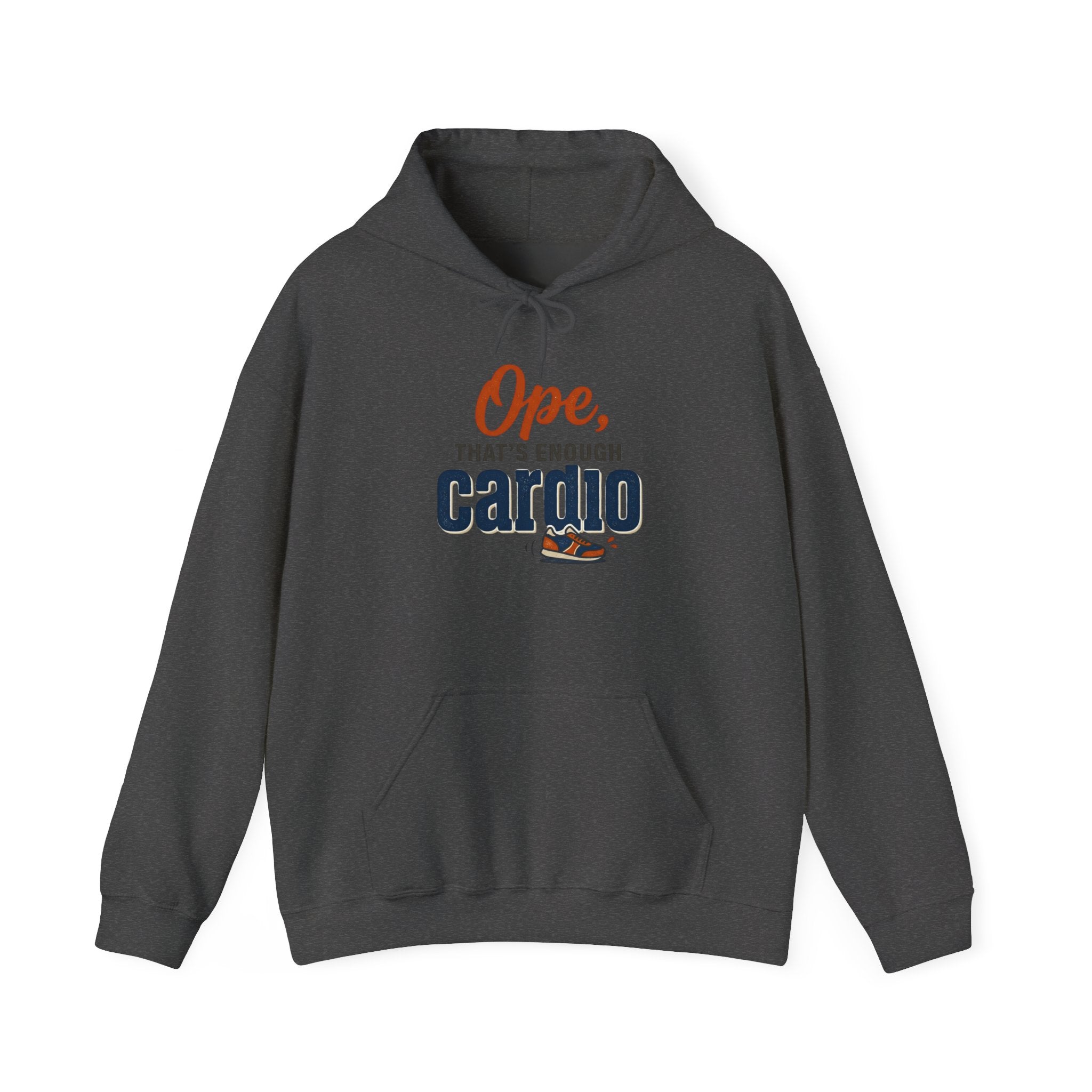 Ope, That's Enough Cardio Unisex Heavy Blend™ Hooded Sweatshirt
