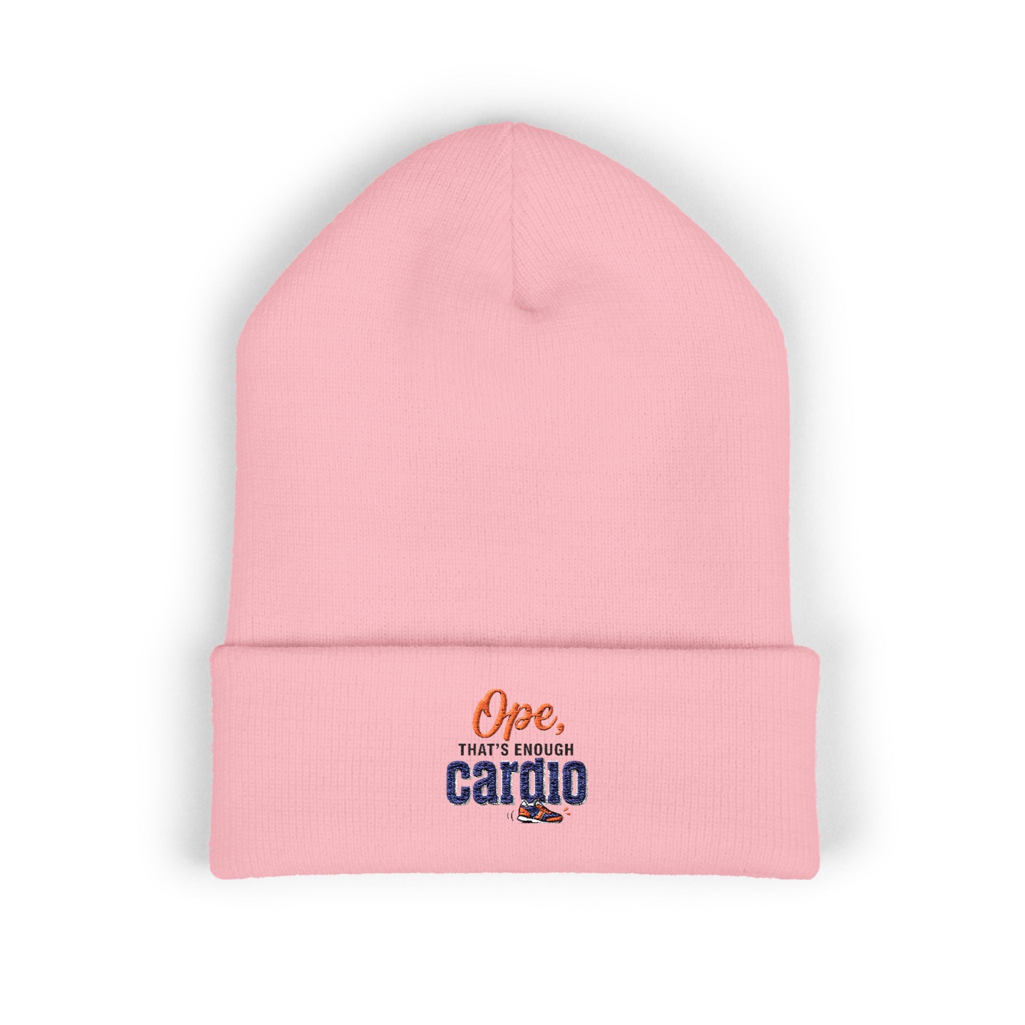 Ope, That's Enough Cardio Classic Cuffed Beanie (Embroidery)
