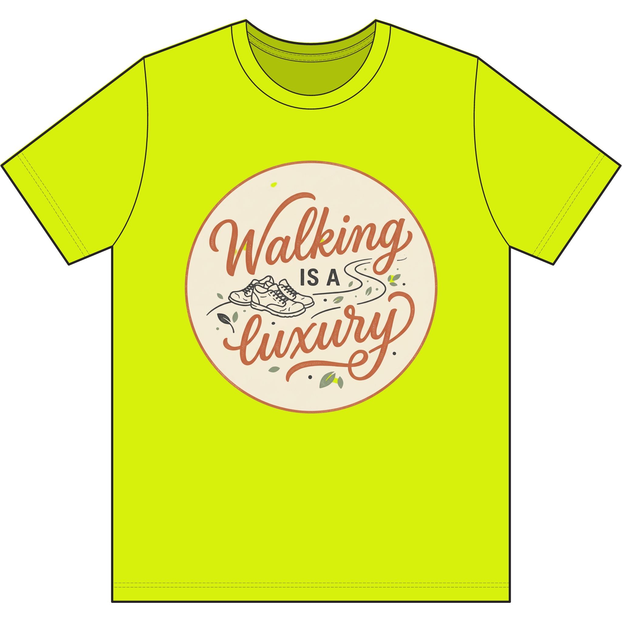 Walking is a Luxury Dri-Power 100% Polyester T-Shirt