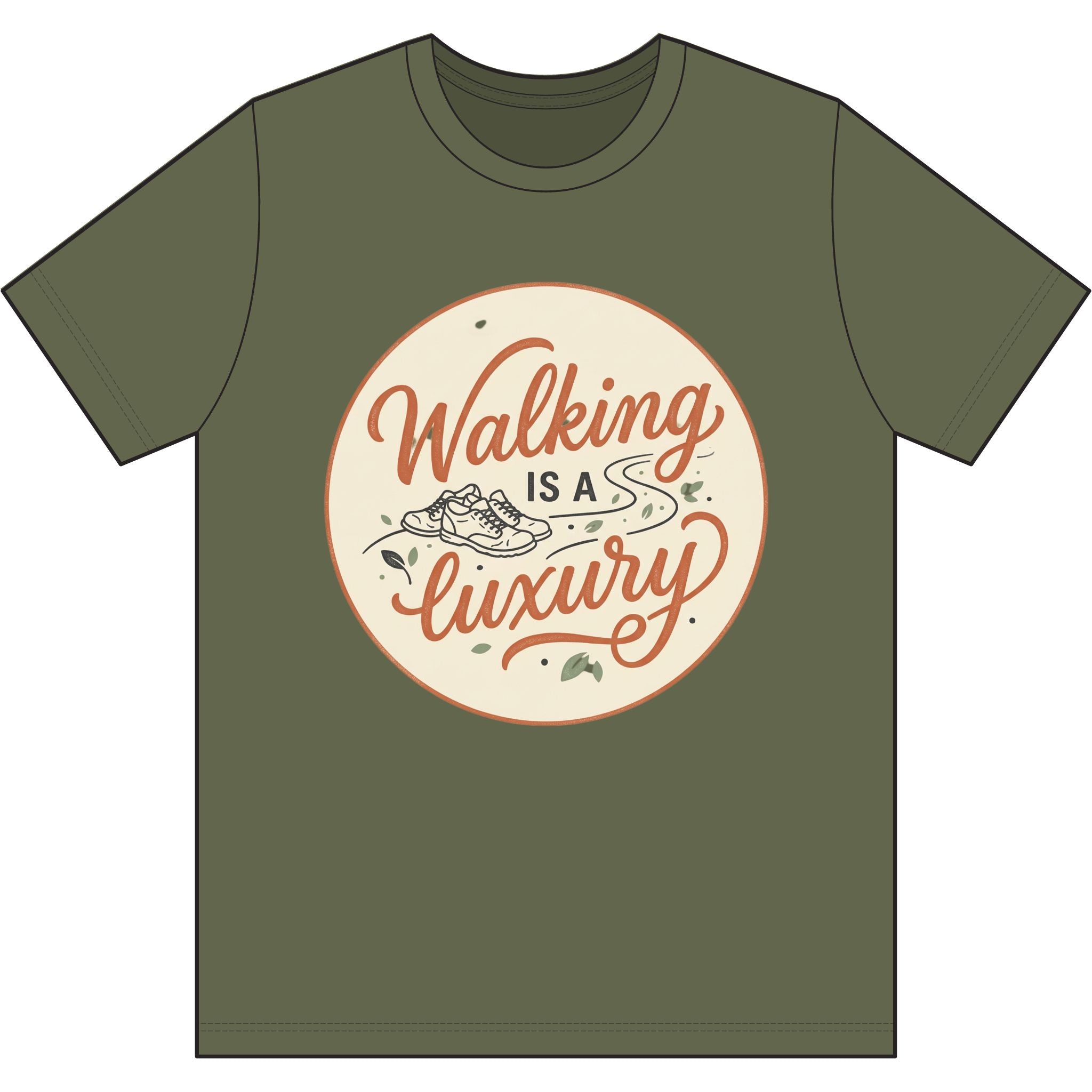 Walking is a Luxury Dri-Power 100% Polyester T-Shirt