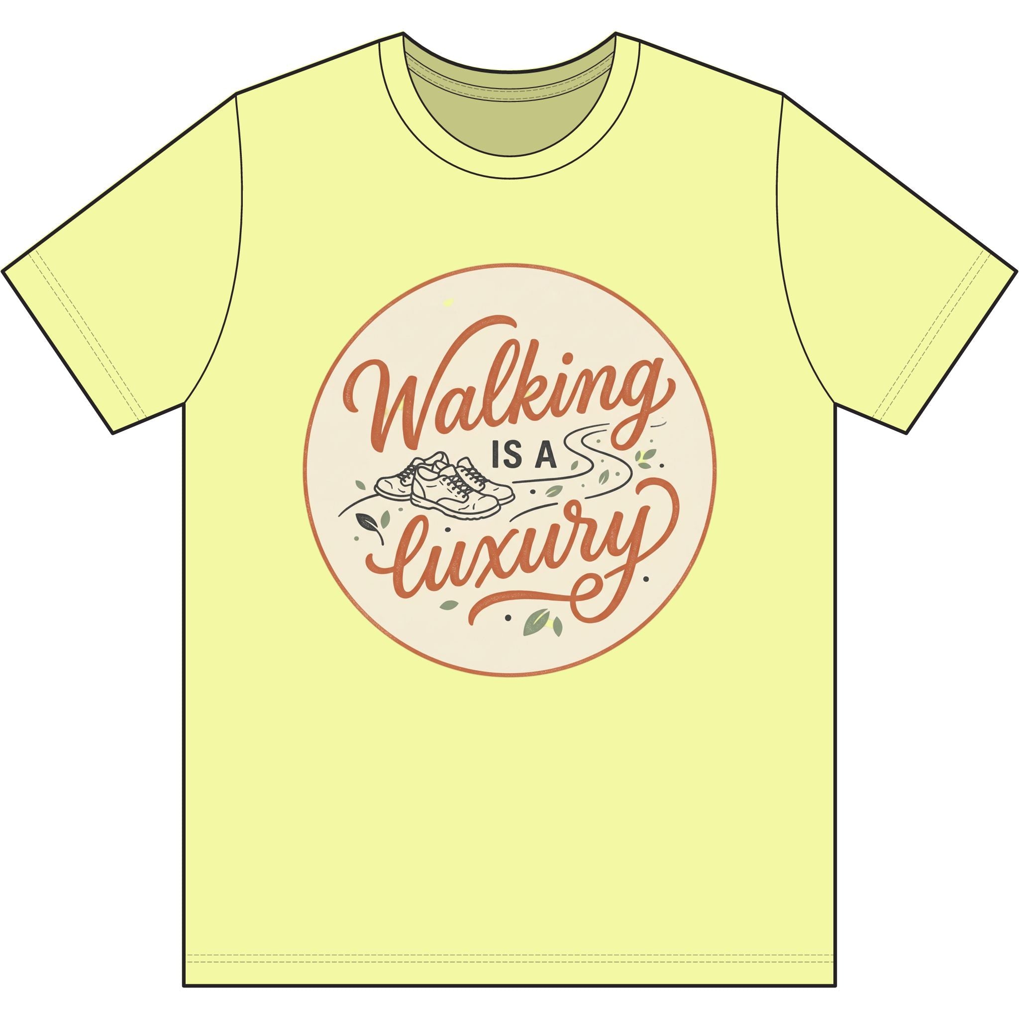 Walking is a Luxury Dri-Power 100% Polyester T-Shirt