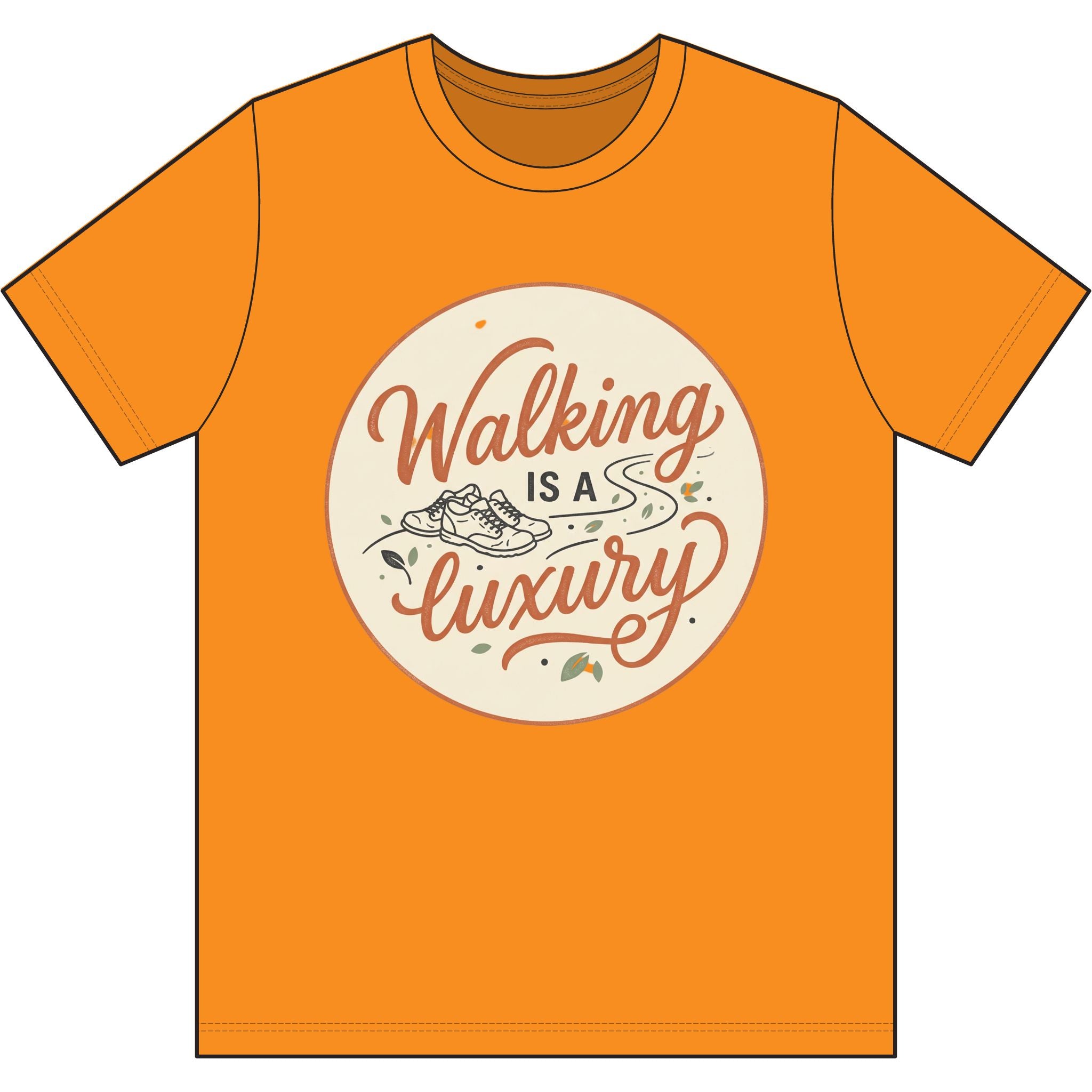 Walking is a Luxury Dri-Power 100% Polyester T-Shirt