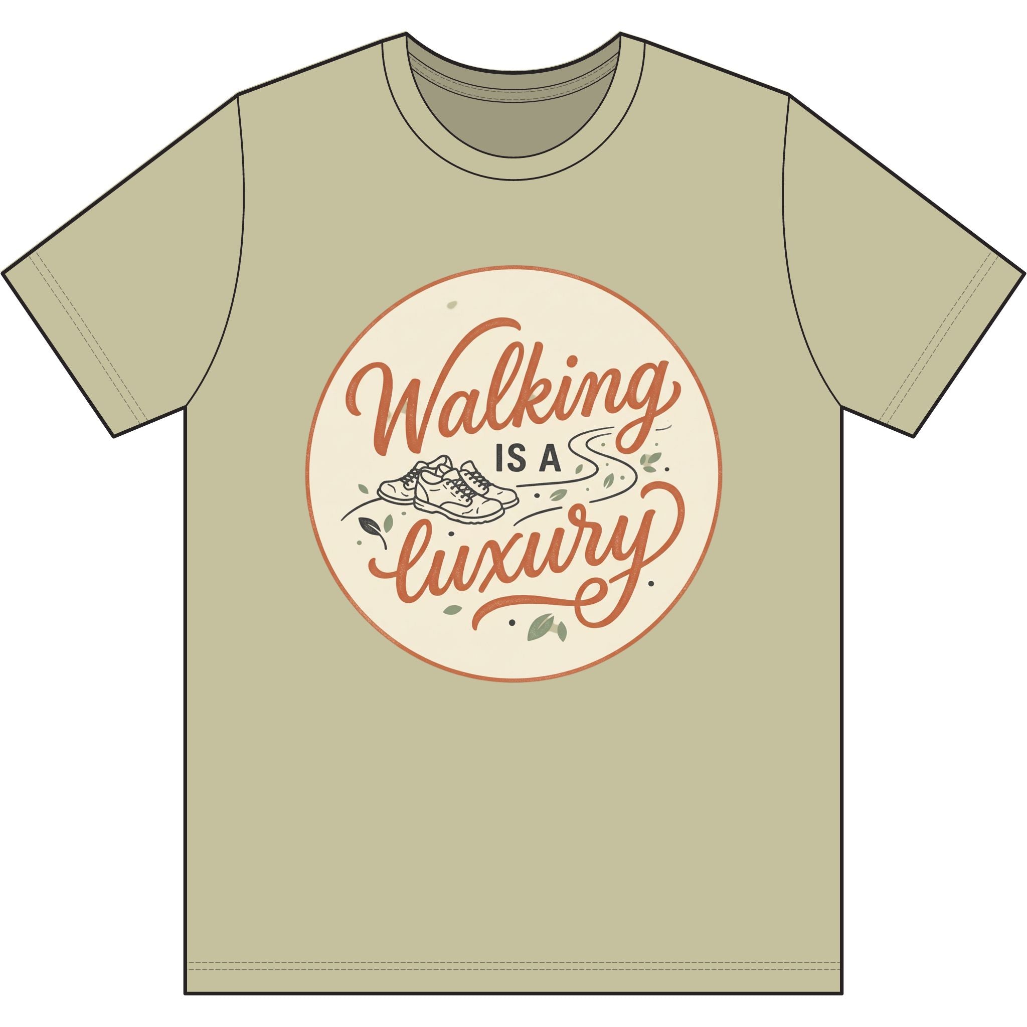 Walking is a Luxury Dri-Power 100% Polyester T-Shirt