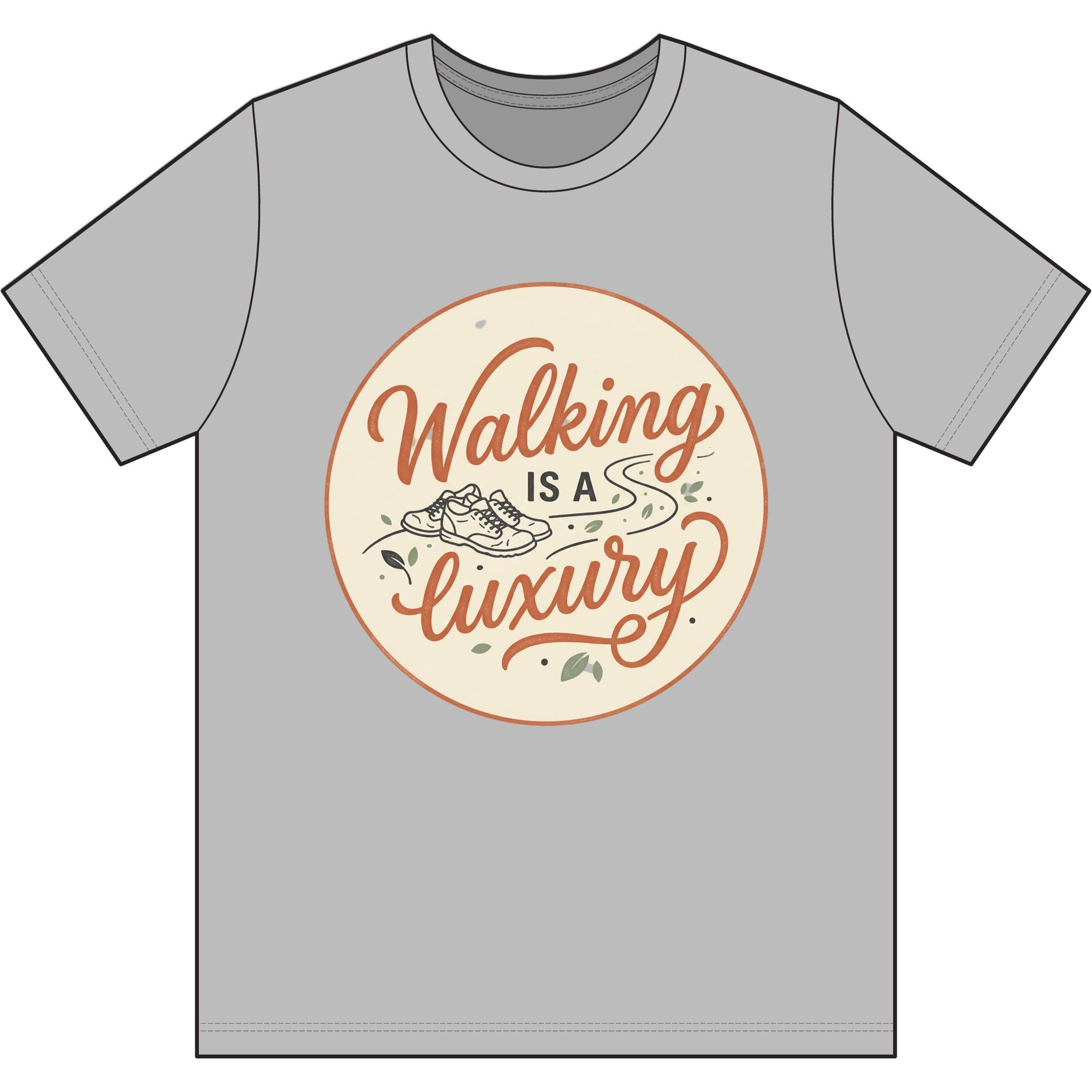 Walking is a Luxury Dri-Power 100% Polyester T-Shirt