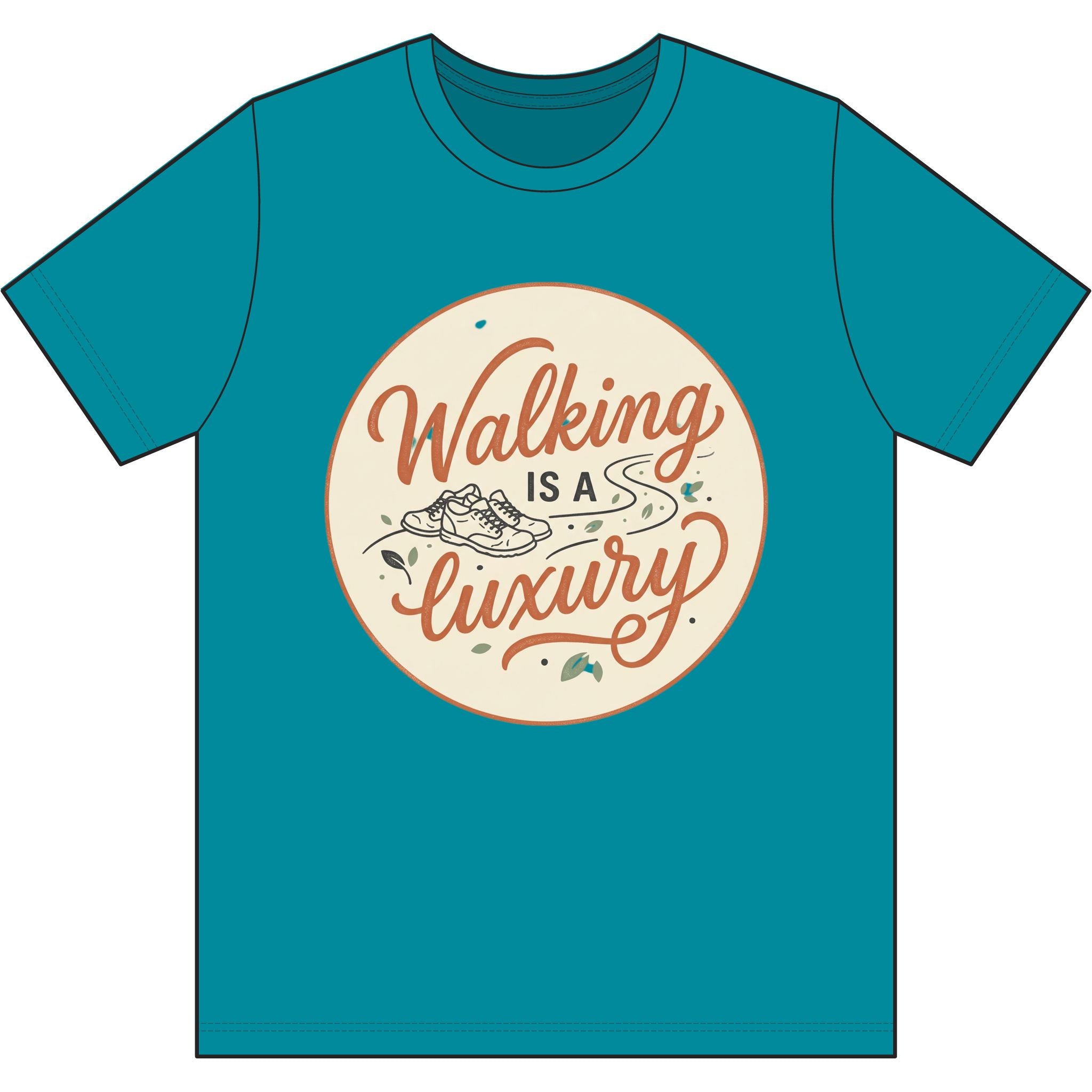 Walking is a Luxury Dri-Power 100% Polyester T-Shirt