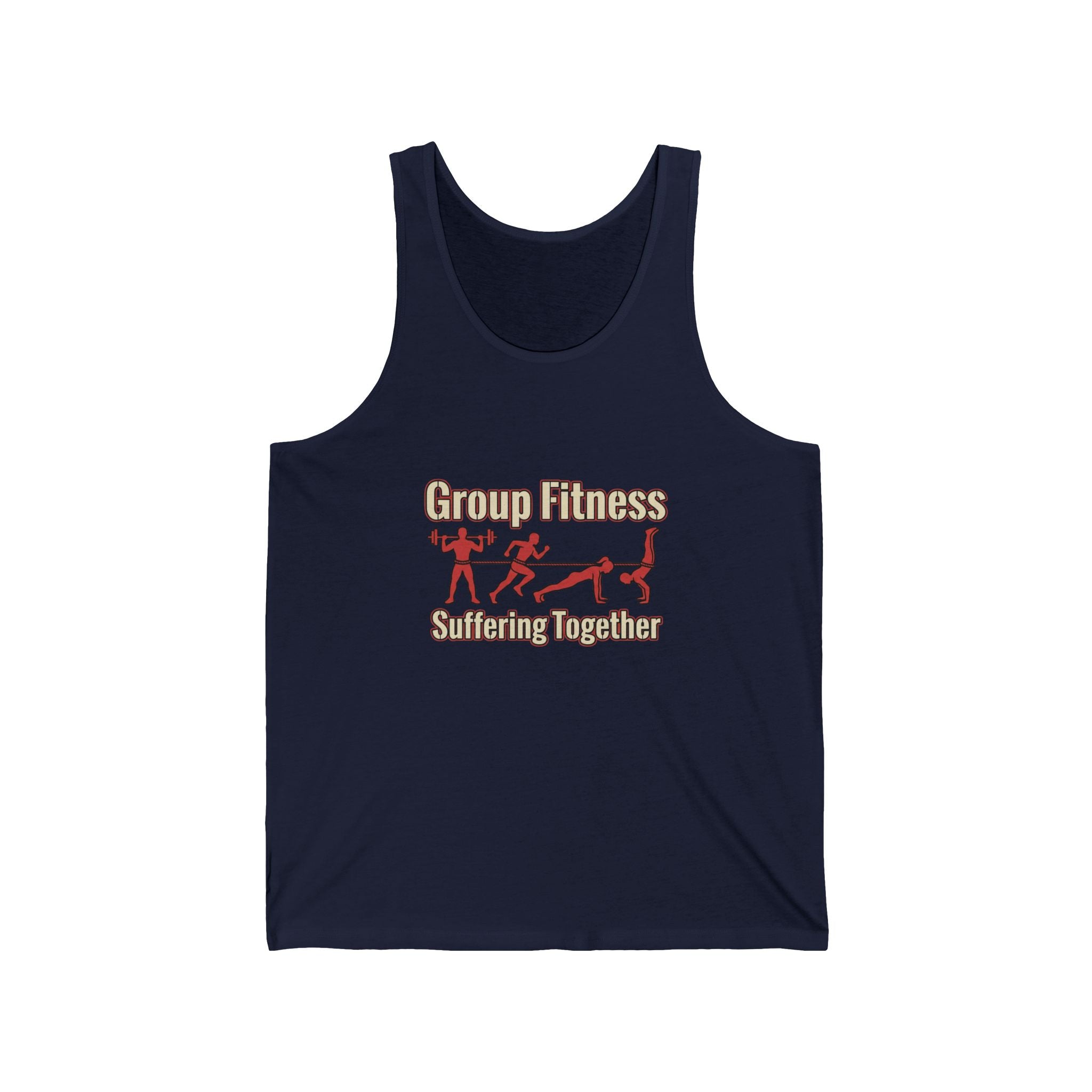 Group Fitness Suffering Together Unisex Jersey Tank