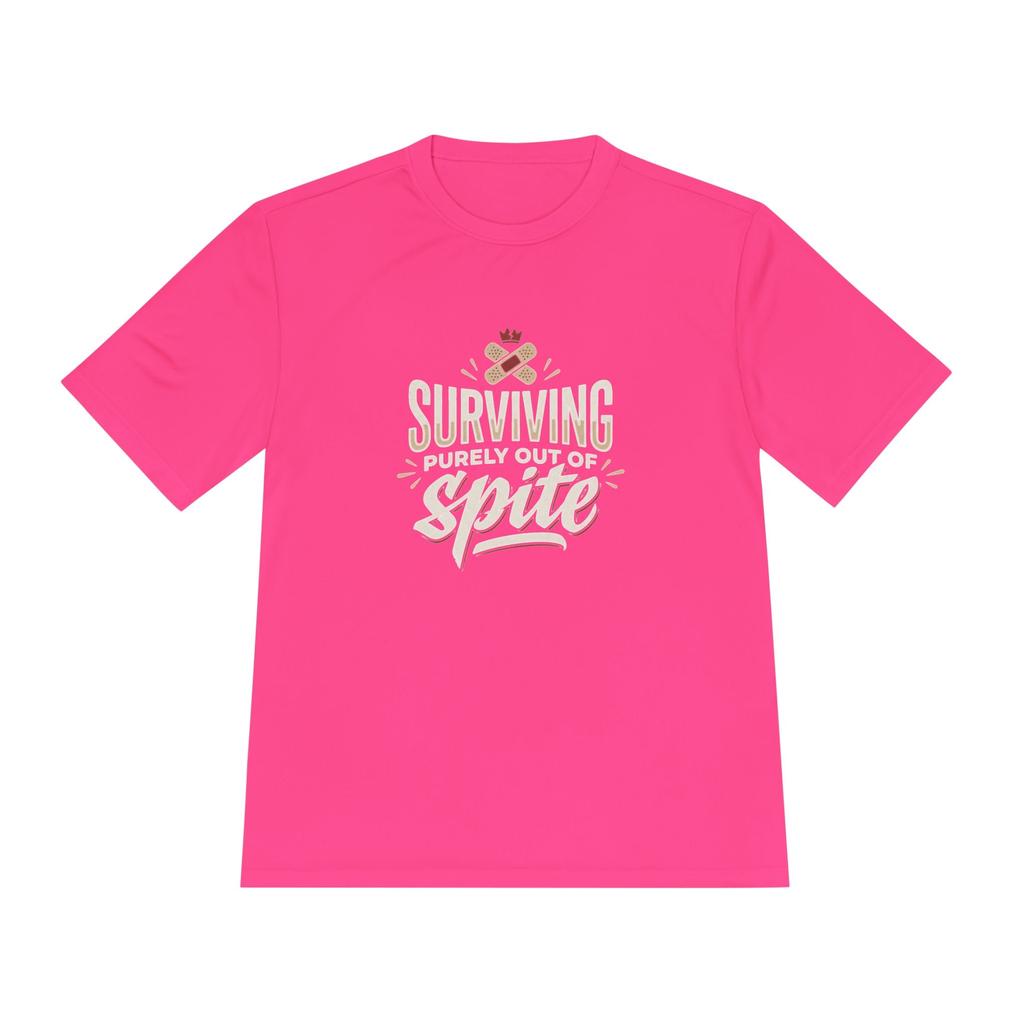 Surviving Purely Out of Spite Unisex Moisture Wicking Tee