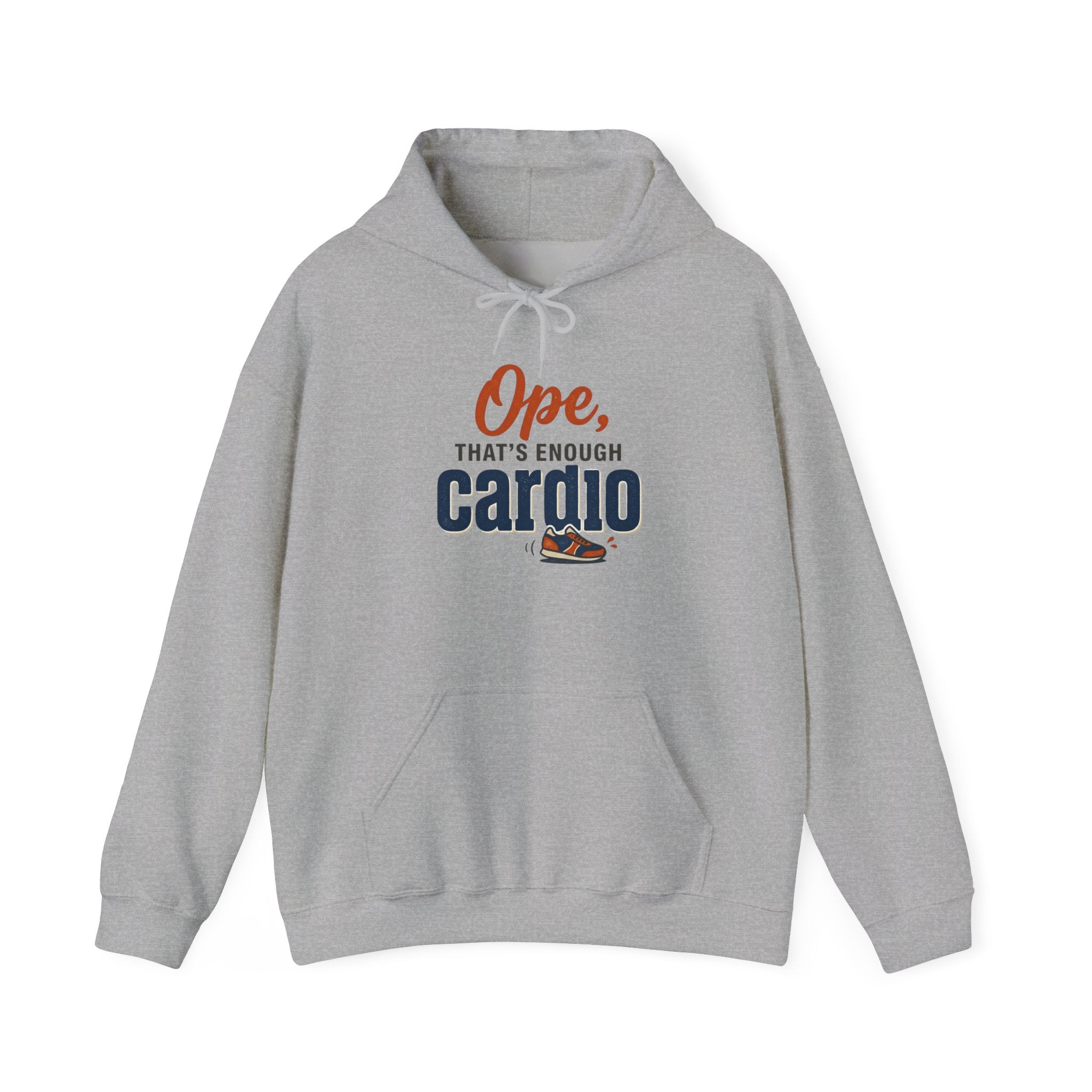 Ope, That's Enough Cardio Unisex Heavy Blend™ Hooded Sweatshirt