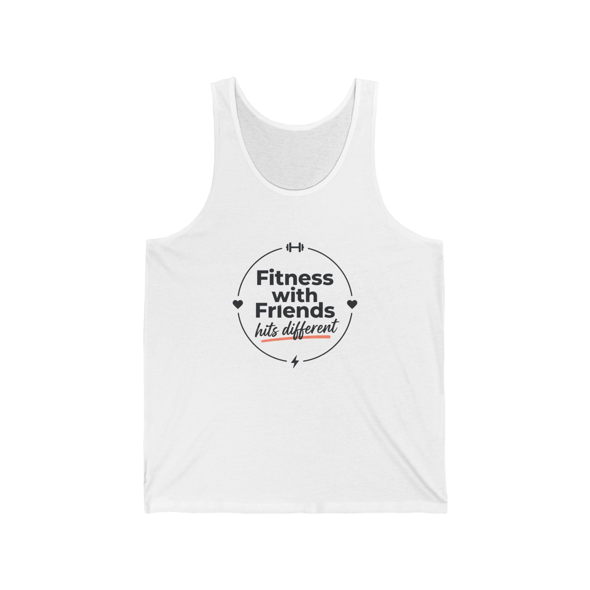 Fitness with Friends Unisex Jersey Tank