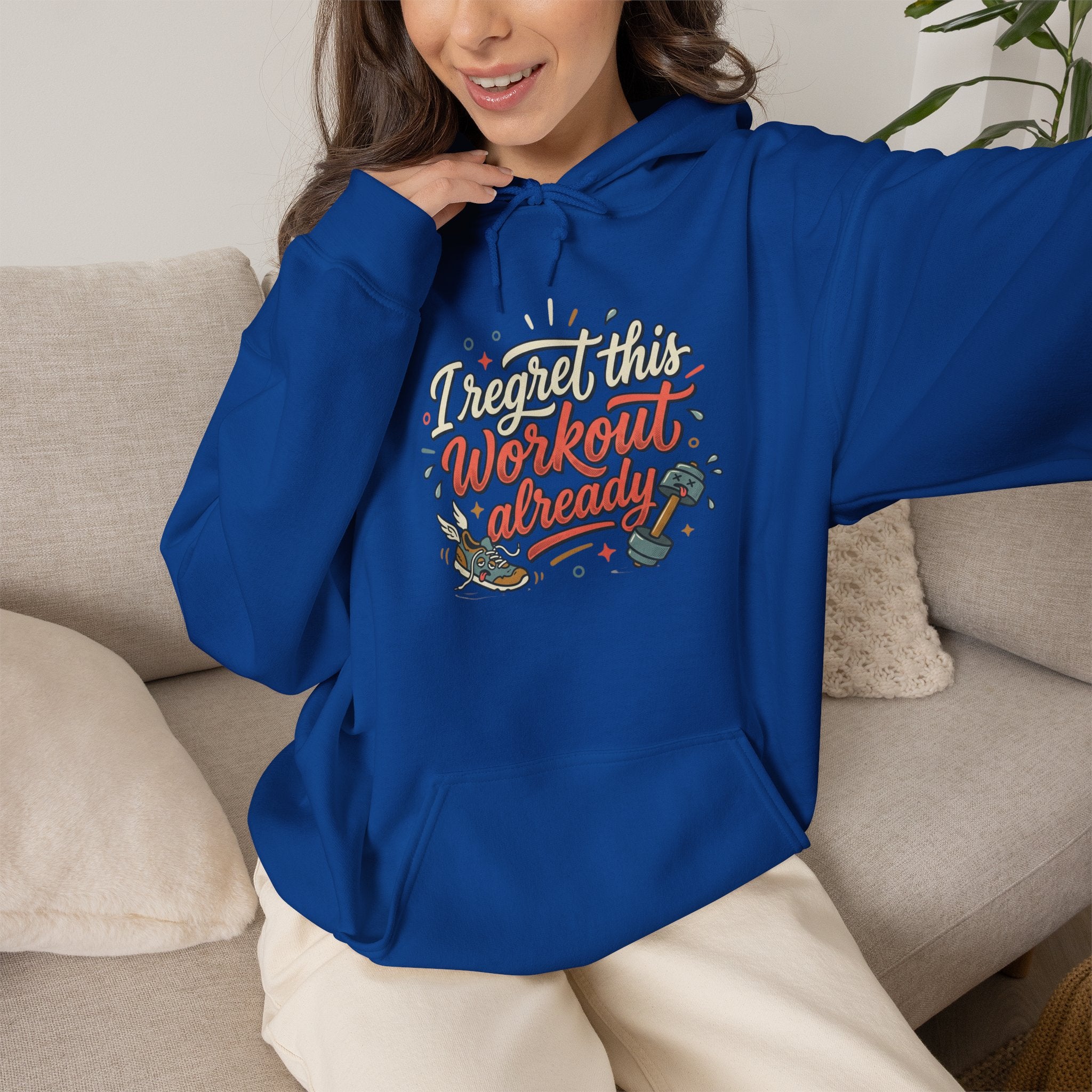 I Regret This Workout Unisex Heavy Blend™ Hooded Sweatshirt