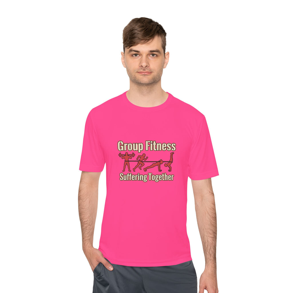 Group Fitness Suffering Together Unisex Moisture Wicking Tee